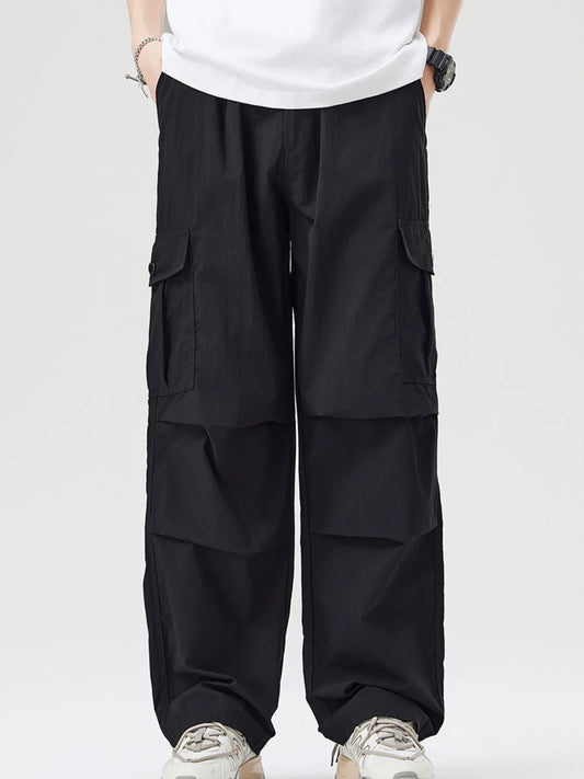 Men's Full Size Loose Fit Cargo Pants Plus Size