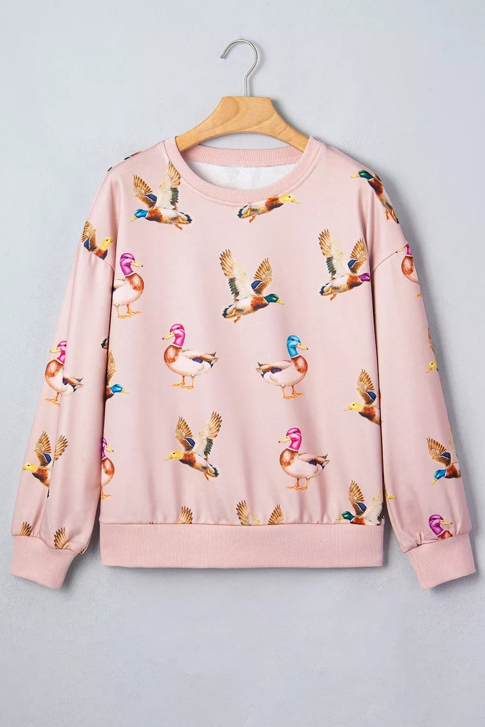 Multicolour Western Print Drop Shoulder Long Sleeve Sweatshirt