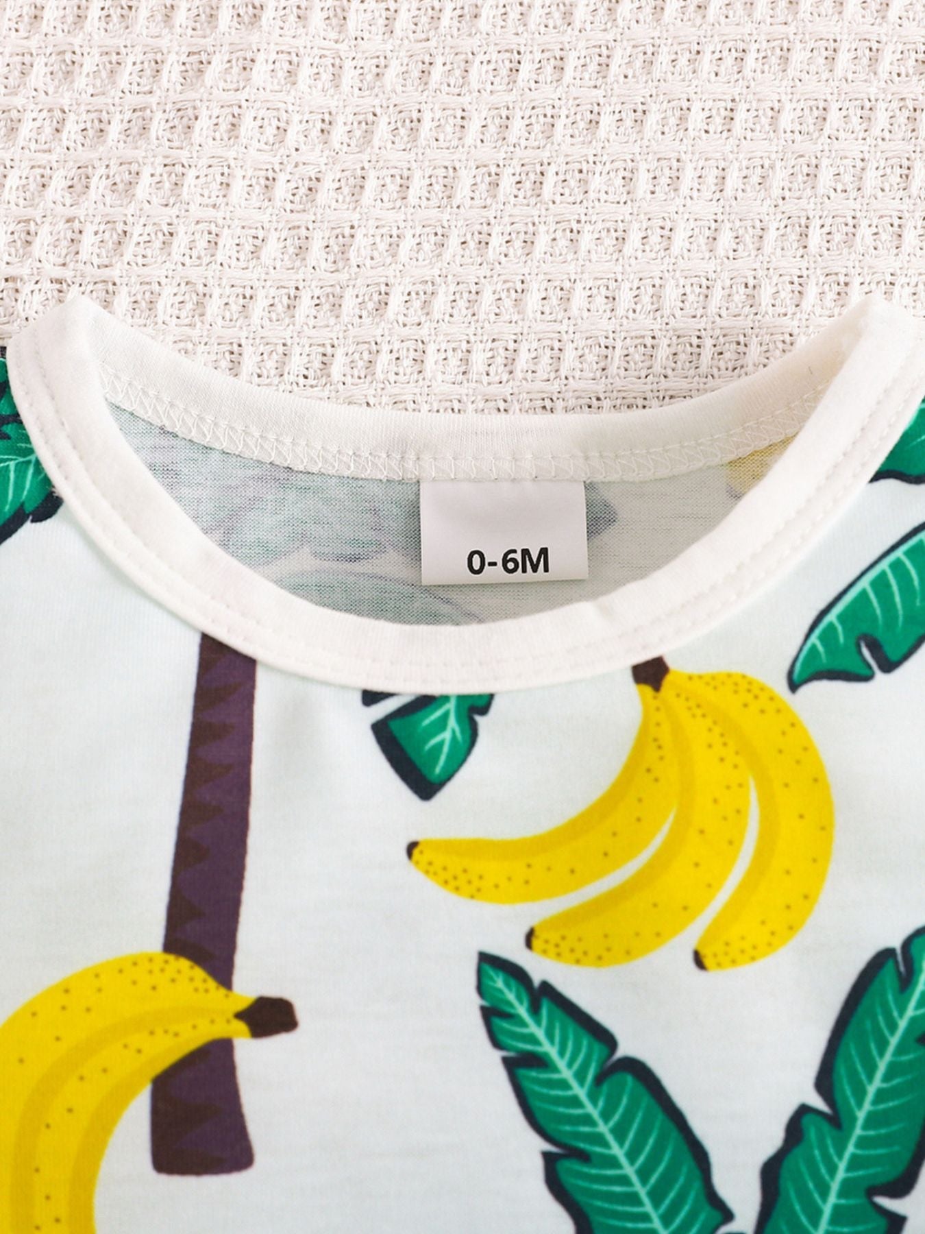 Children's Tropical Palm Print Tank Top & Shorts Set