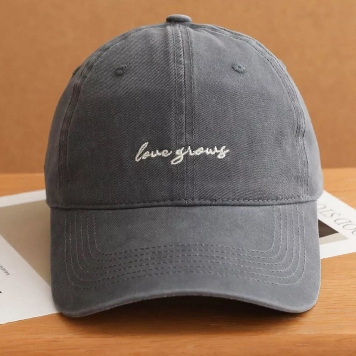 Embroidered Cotton Baseball Cap