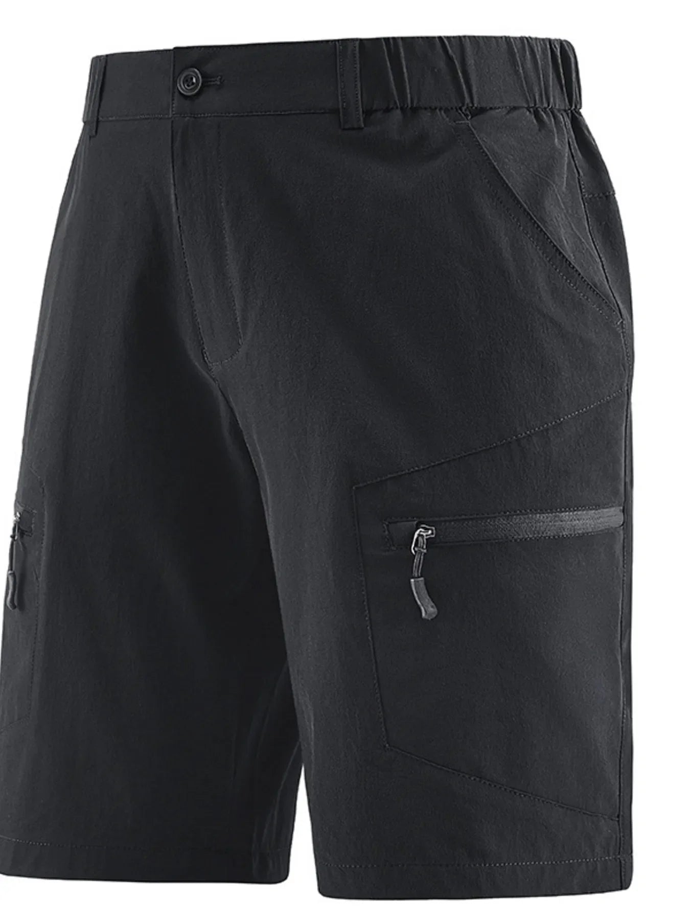 Men's Plus Size Zipper Pocket Outdoor Shorts