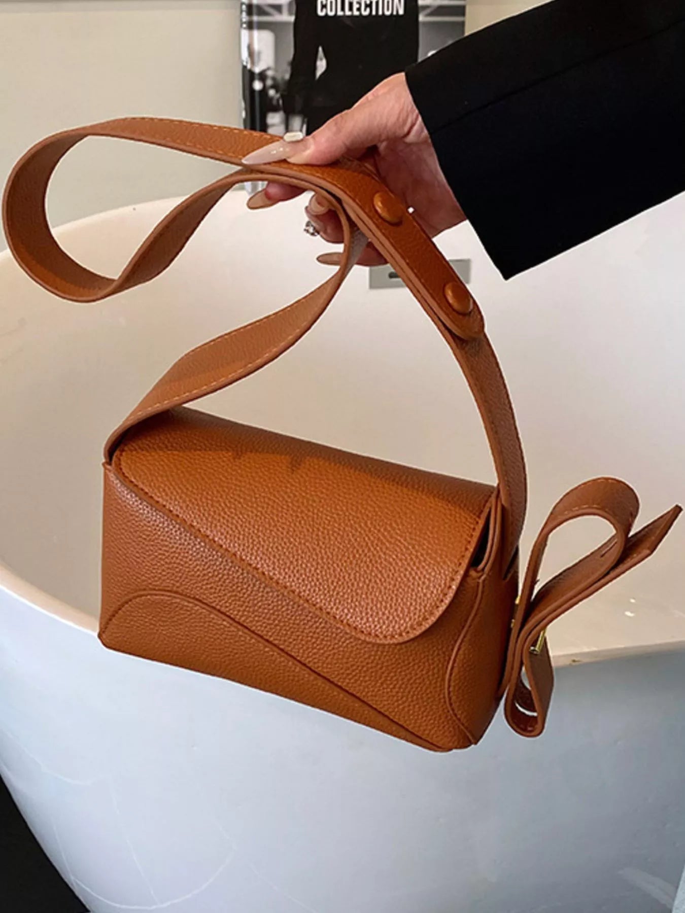 PU Leather Shoulder Bag