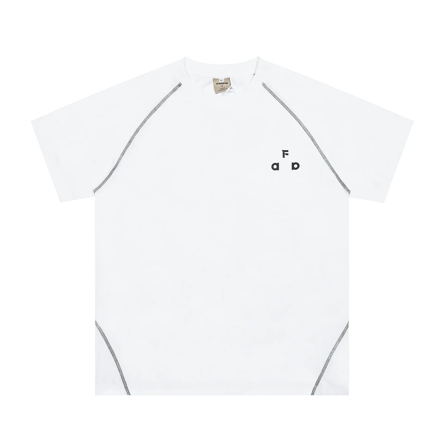 Men's Contrast Stitching Short Sleeve T-Shirt