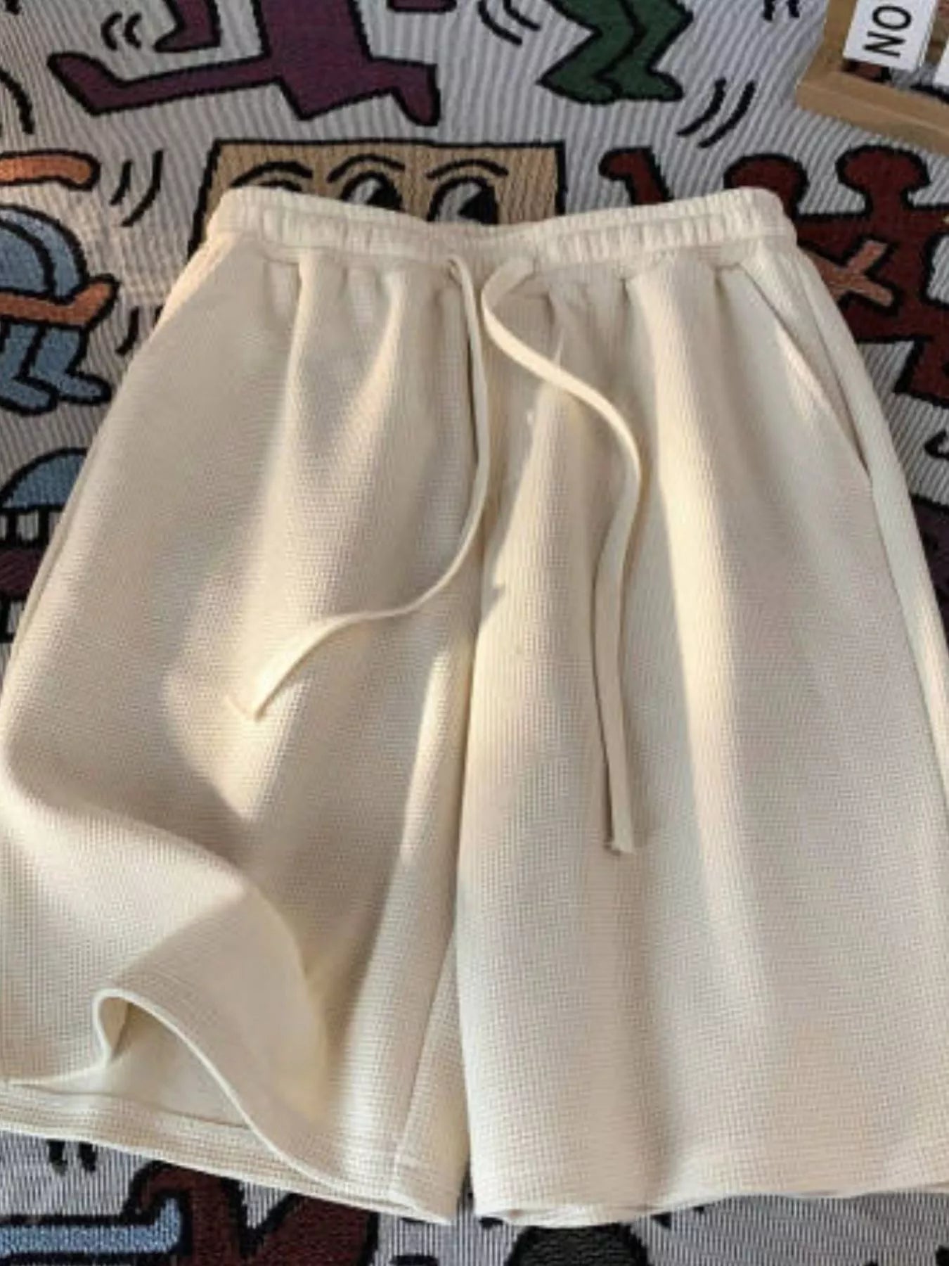 Men's Plus Size Casual Drawstring Shorts