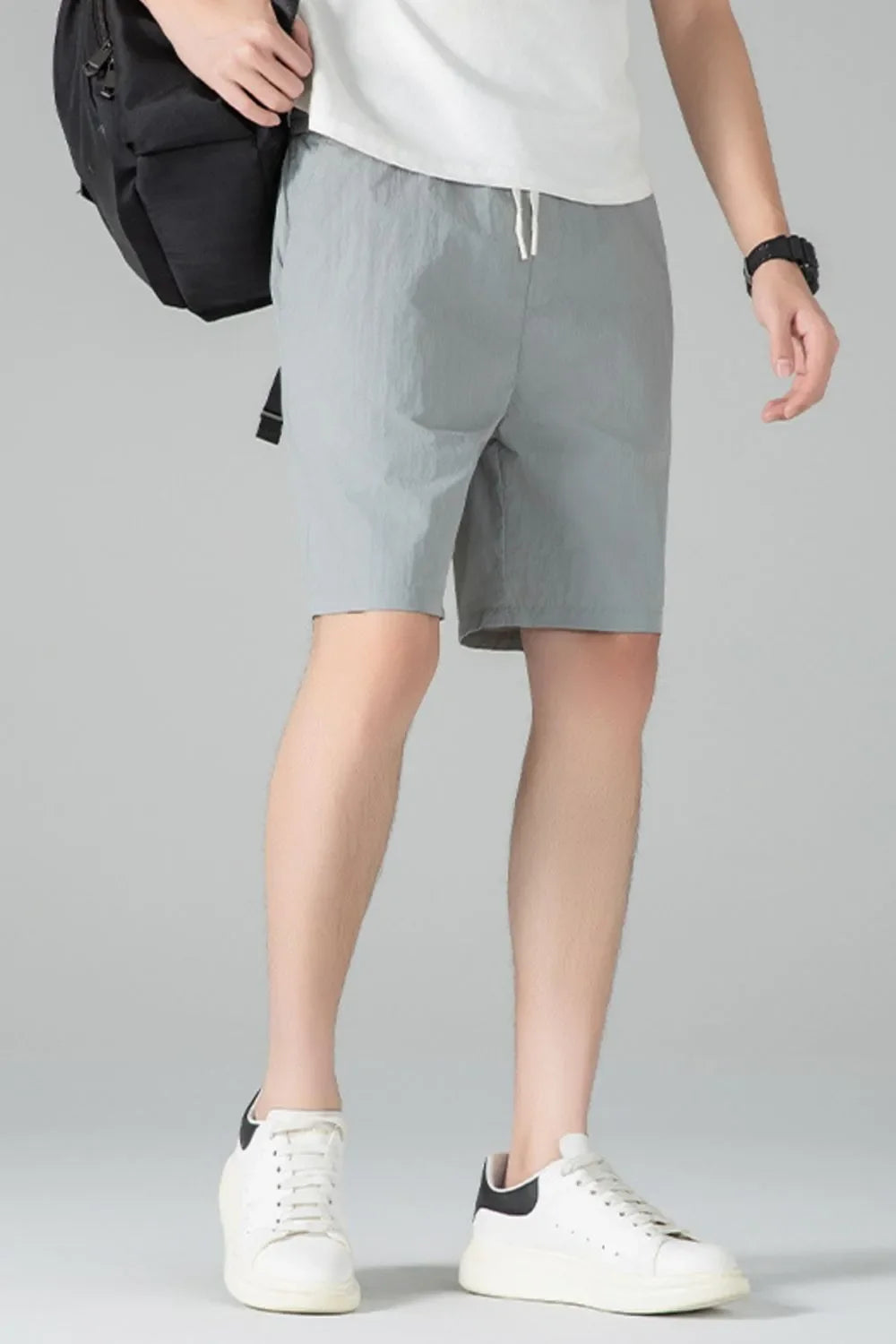 Men's Plus Size Casual Drawstring Shorts