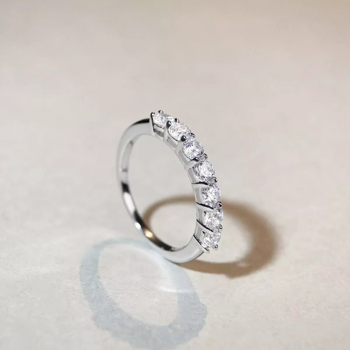 925 Sterling Silver Zircon Ring