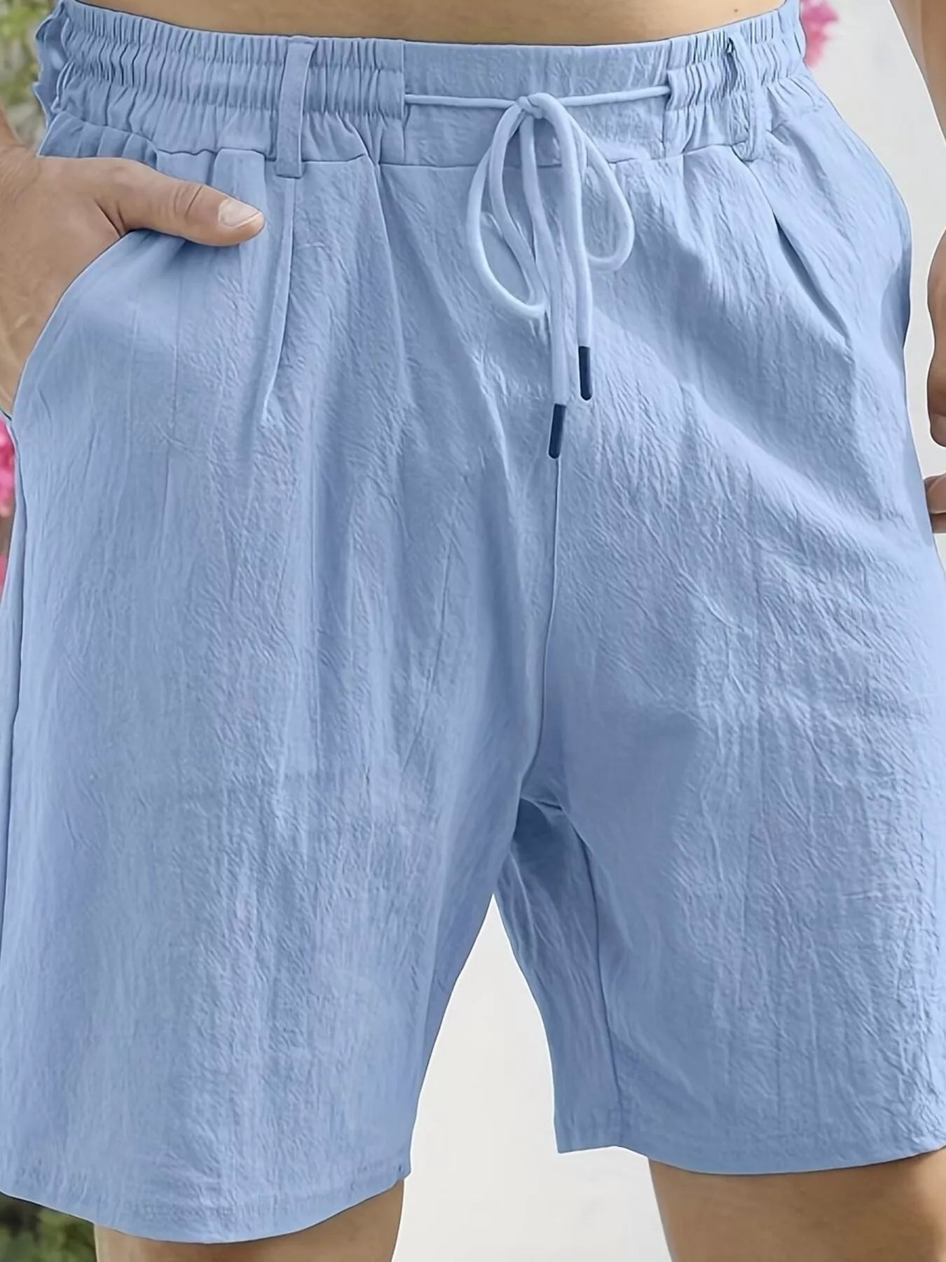 Men' Full Size Lightweight Drawstring Shorts Plus Size