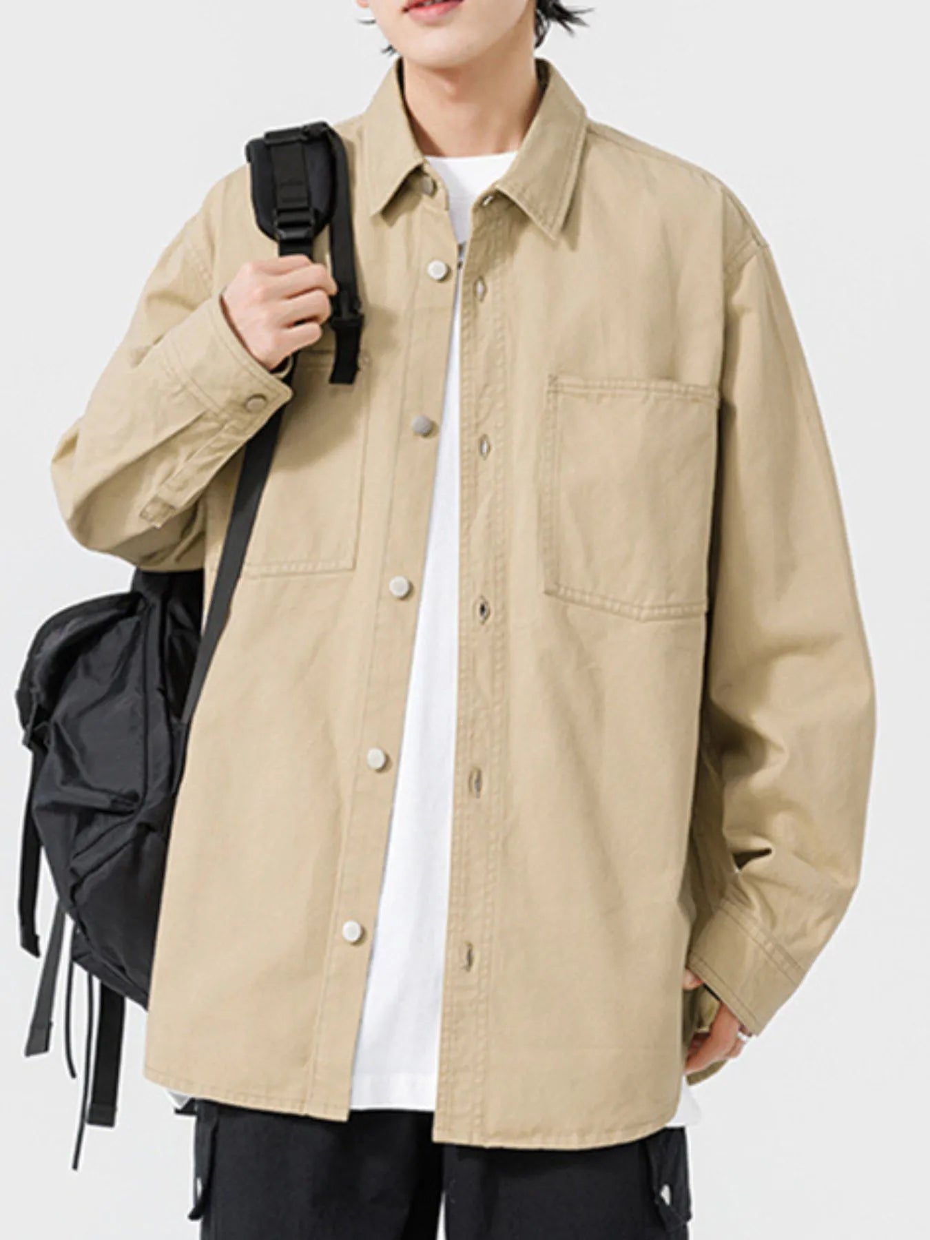 Men's Button Up Long Sleeve Shirt