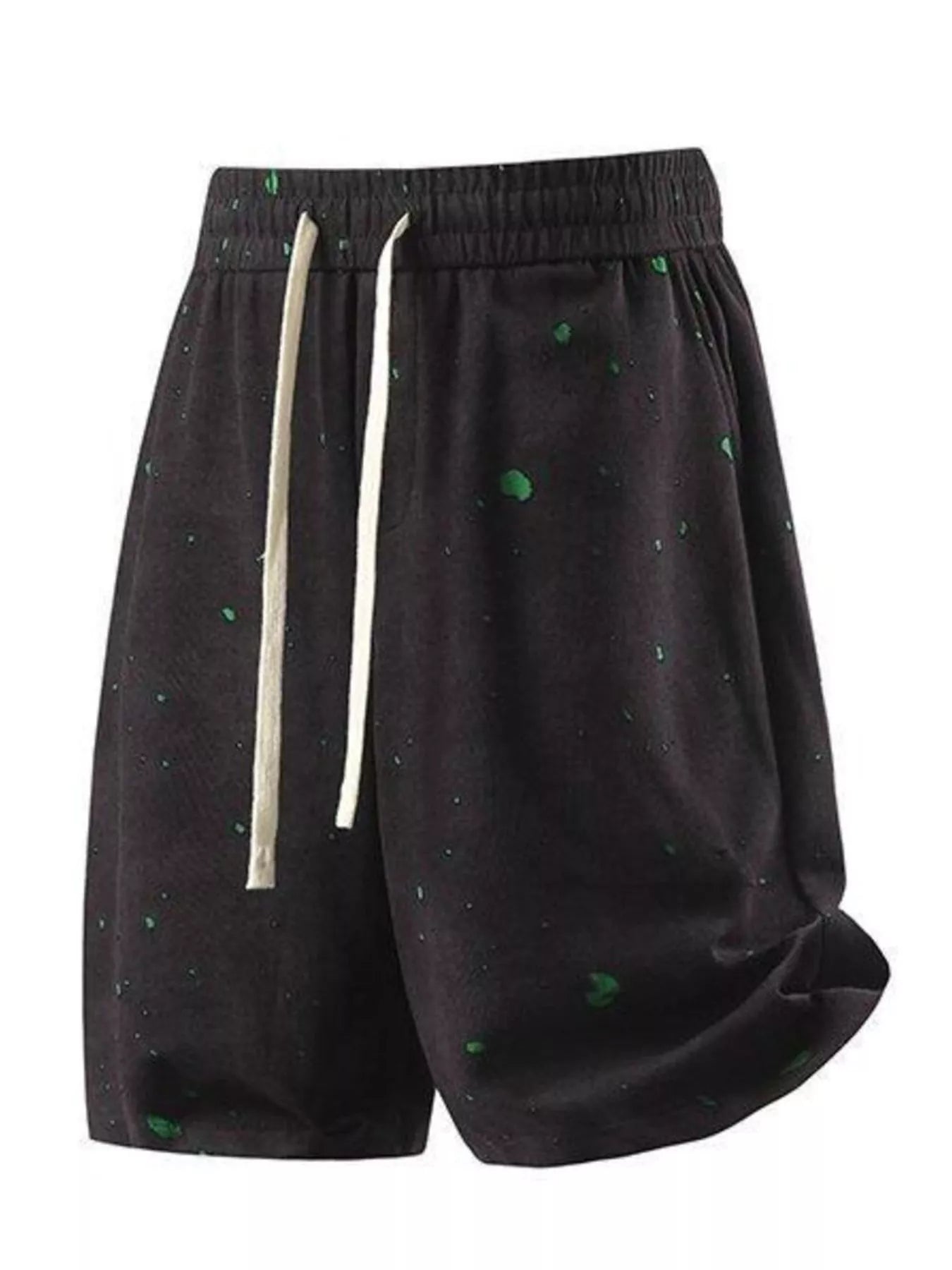 Men's Plus Size Casual Drawstring Elastic Waist Shorts