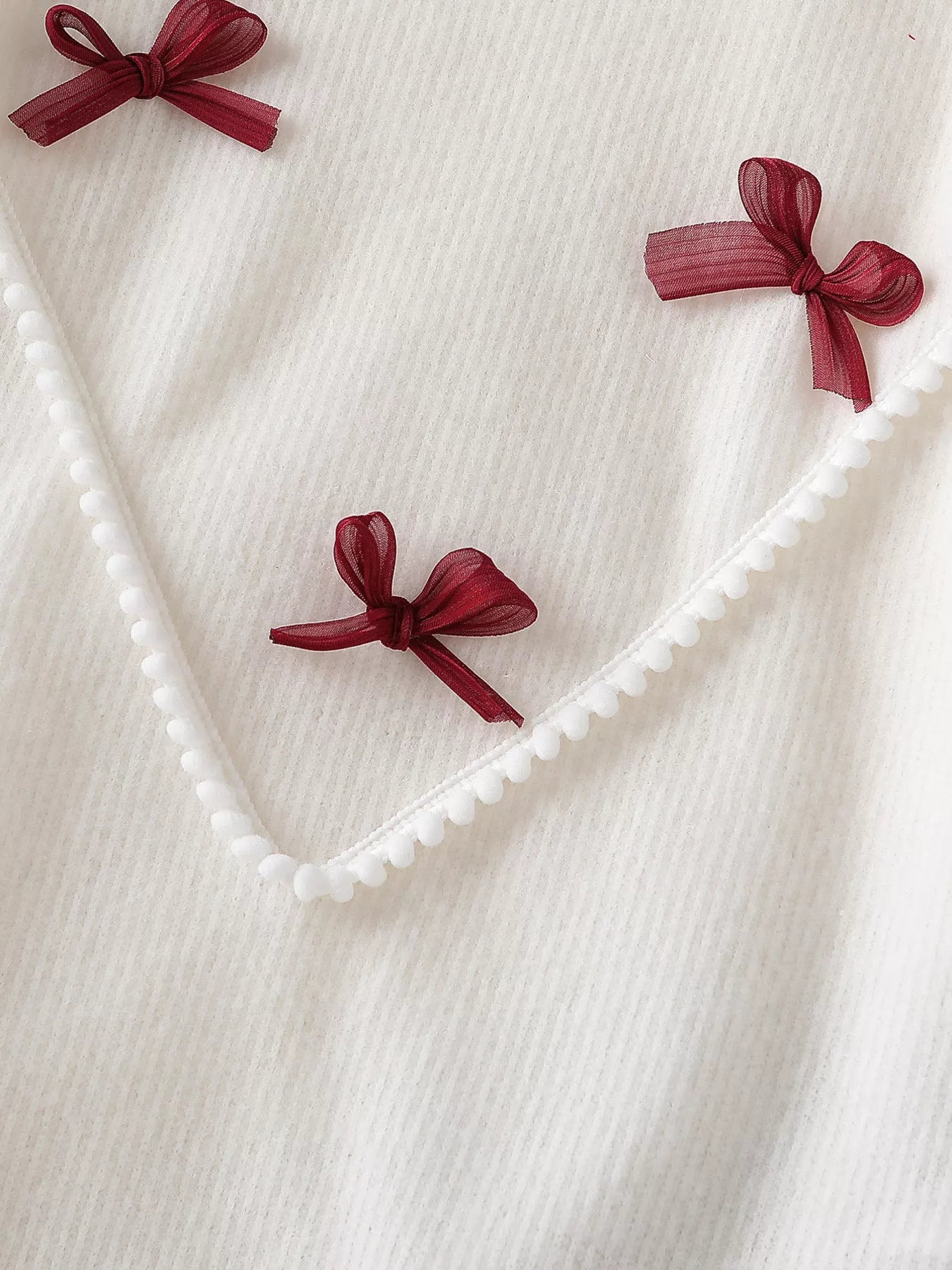 Children's Bow Long Sleeve Top and Skirt Set