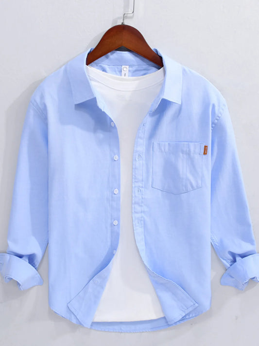 Men's Button Up Long Sleeve Shirt