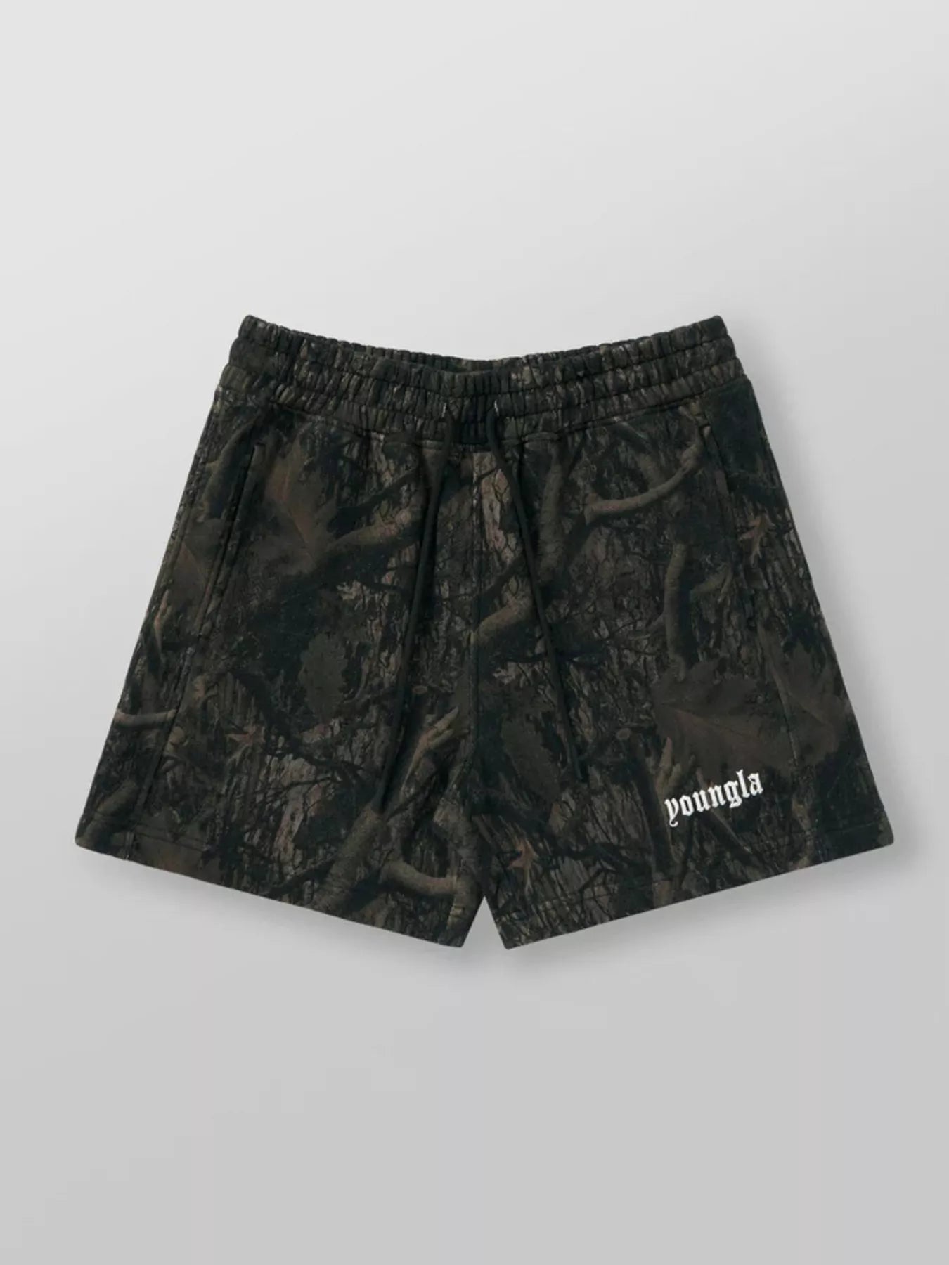 Men's Full Size Drawstring Shorts with Pockets Plus Size