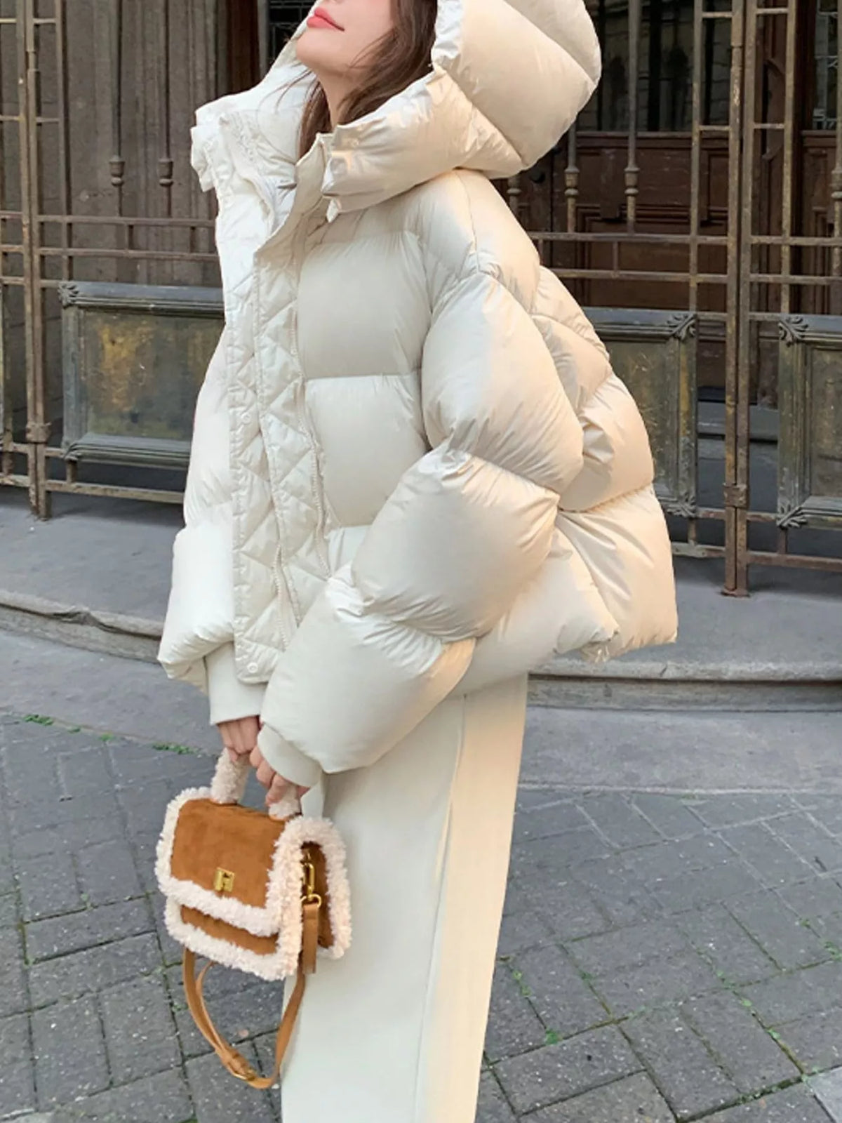 Quilted Hooded Puffer Jacket