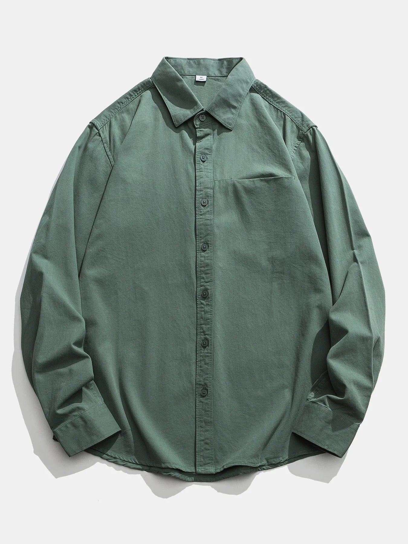 Men's Plus Size Casual Long Sleeve Shirt