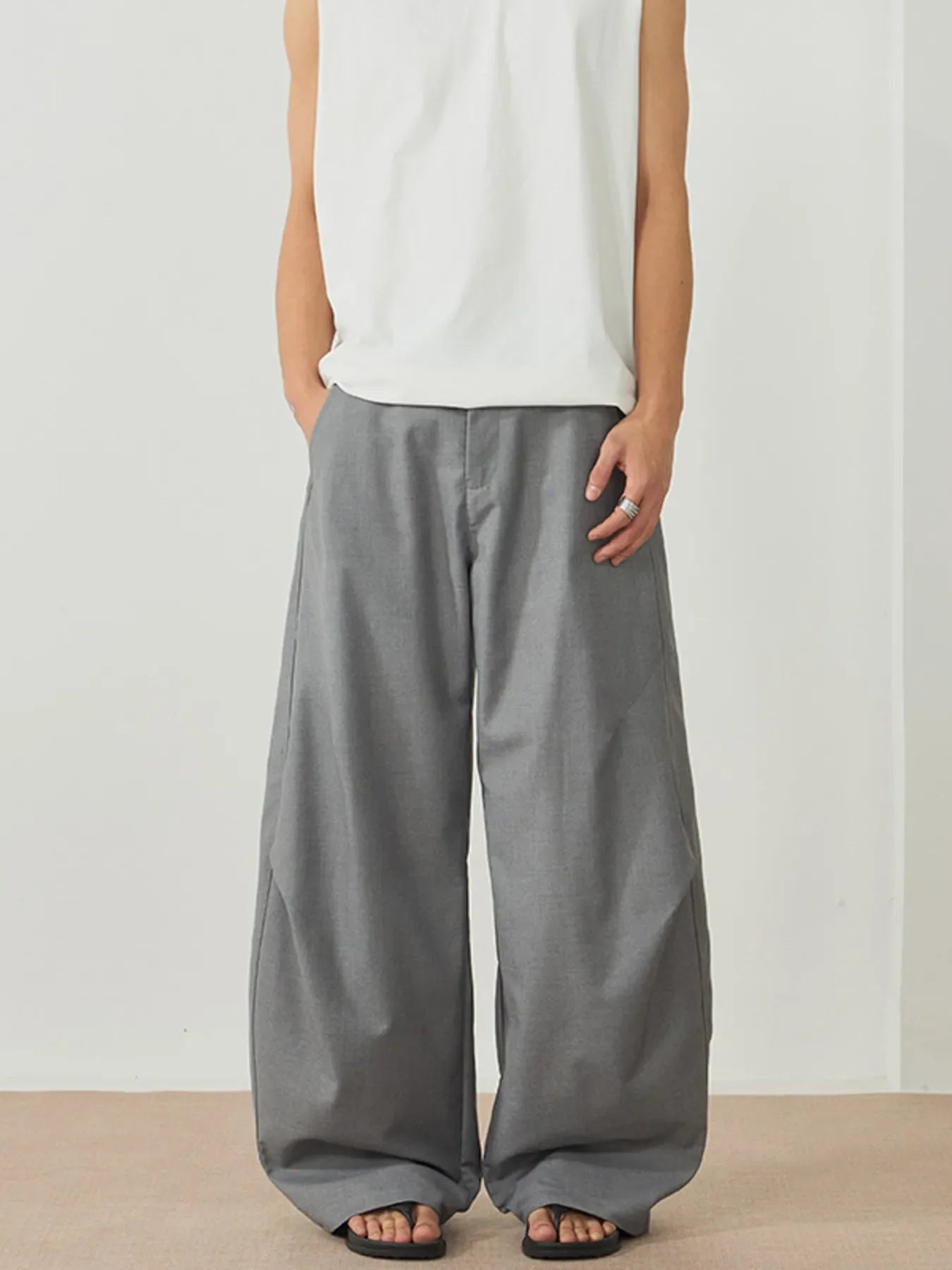 Men's Wide Leg Casual Pants