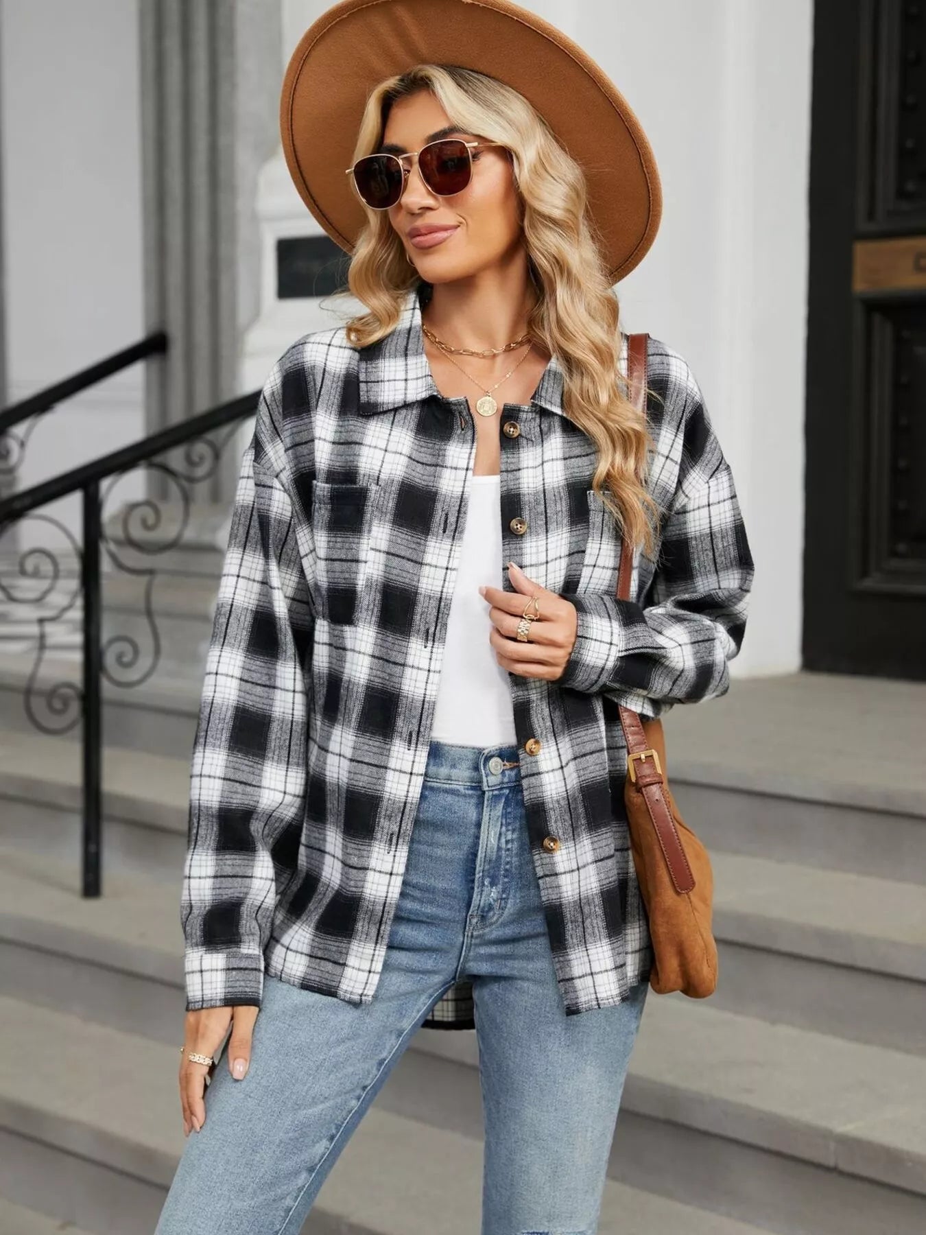 Plaid Button Up Shirt