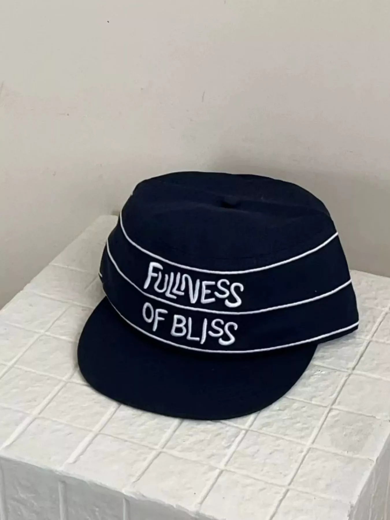 Embroidered Slogan Baseball Cap