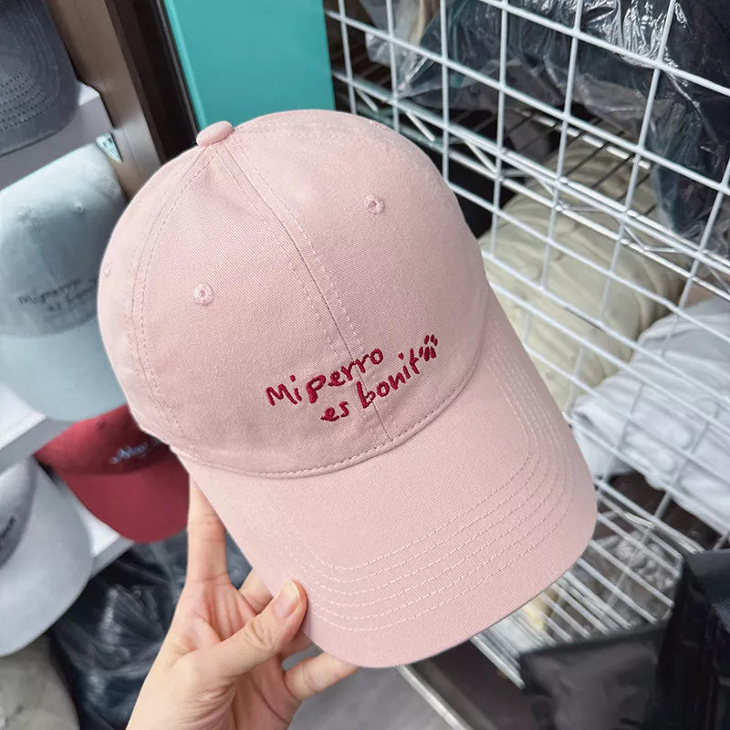 Embroidered Letter Baseball Cap