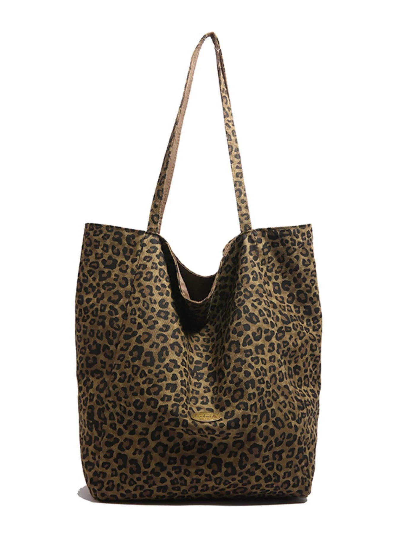 Leopard Print Casual Tote Bag