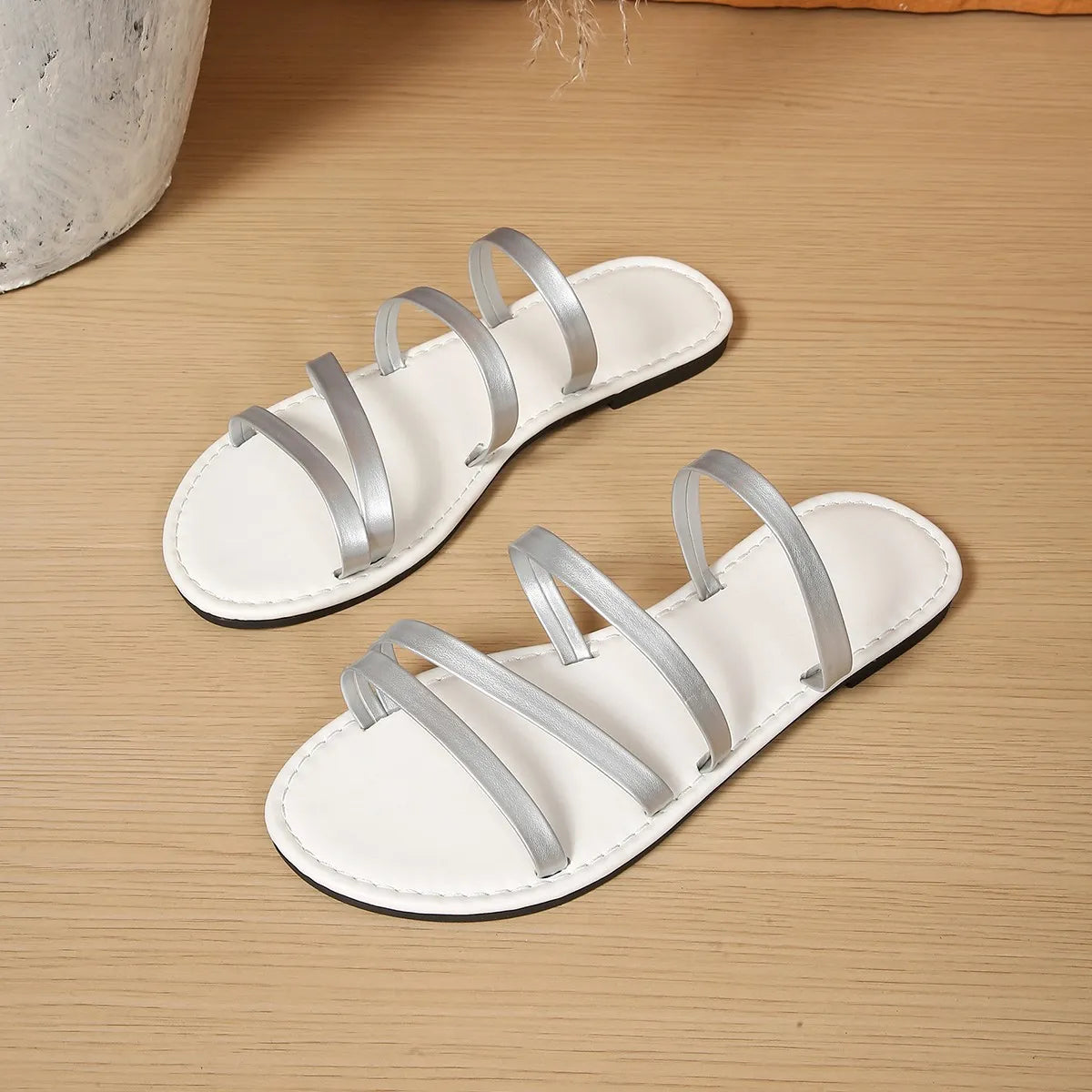 Strappy Flat Sandals