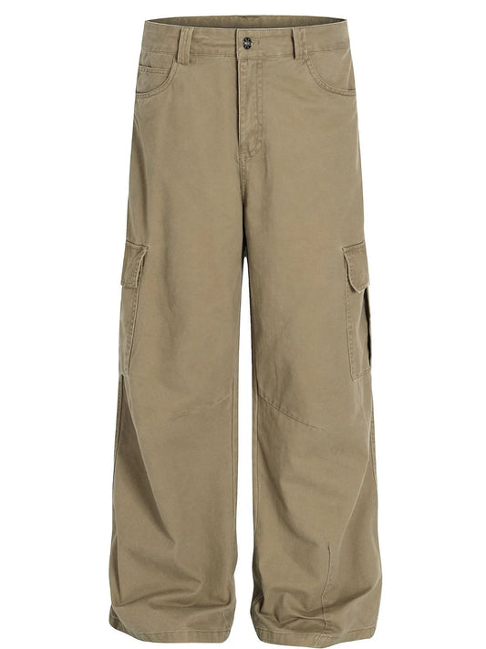 Men's Cargo Wide Leg Utility Pants