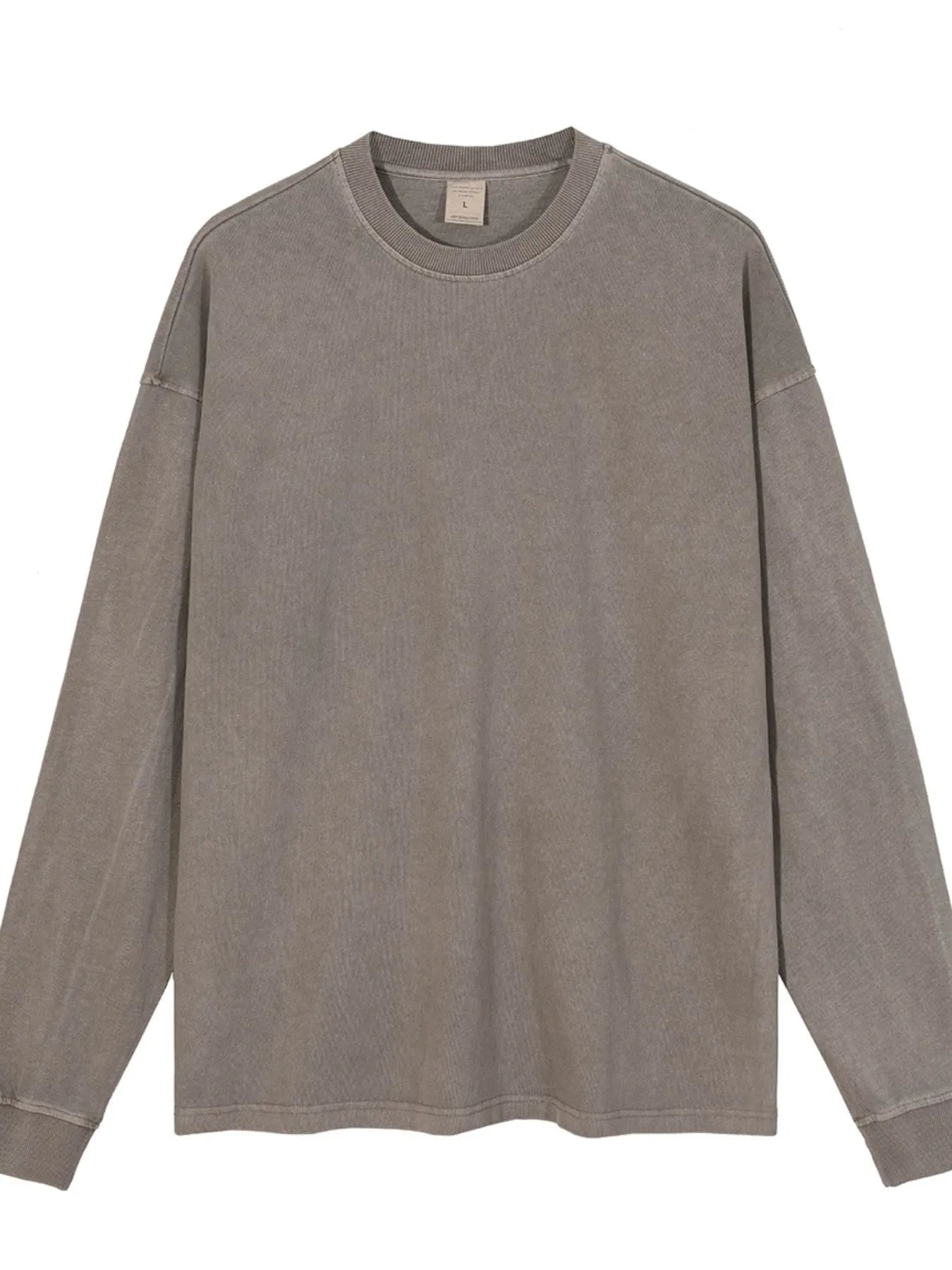 Men's Oversized Long Sleeve Casual T-Shirt