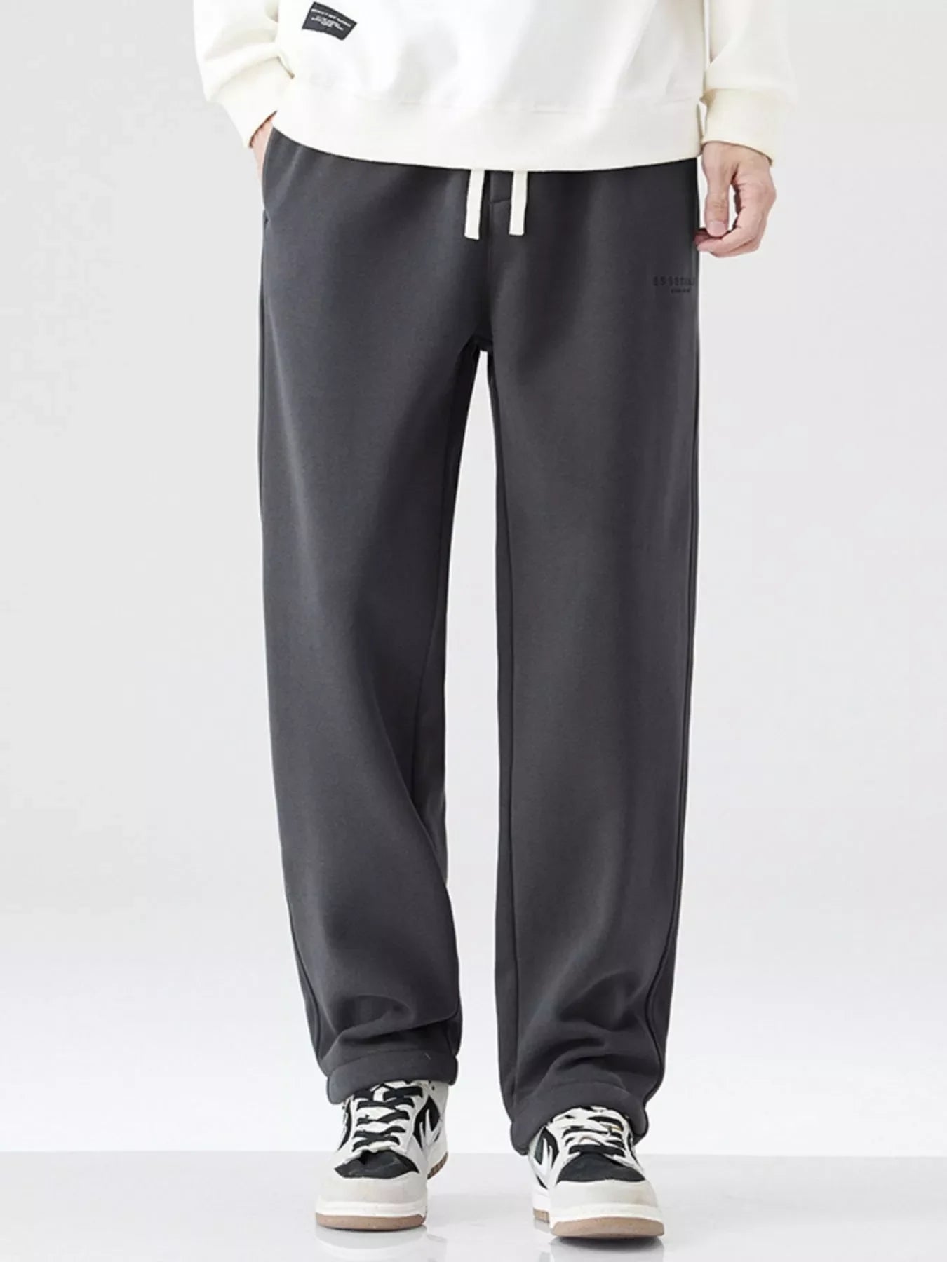 Men's Plus Size Wide Leg Pants