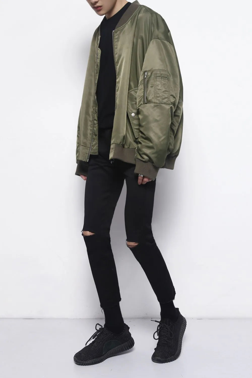 Men's Distressed Skinny Jeans