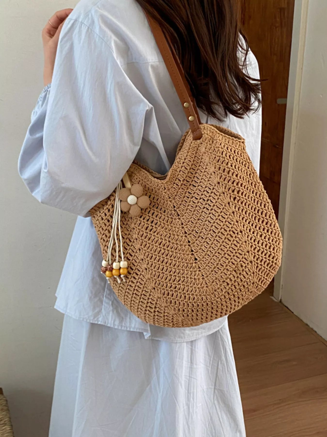 Crochet Knit Shoulder Bag