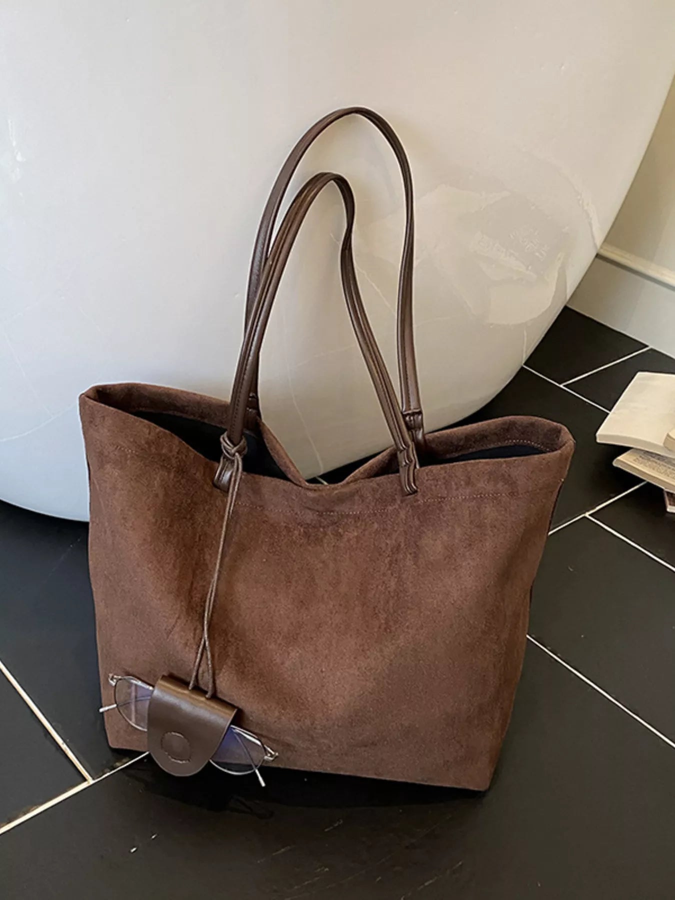 Classic Suede Tote Bag