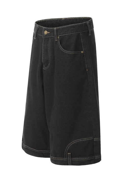 Men's Classic Loose Fit Denim Shorts