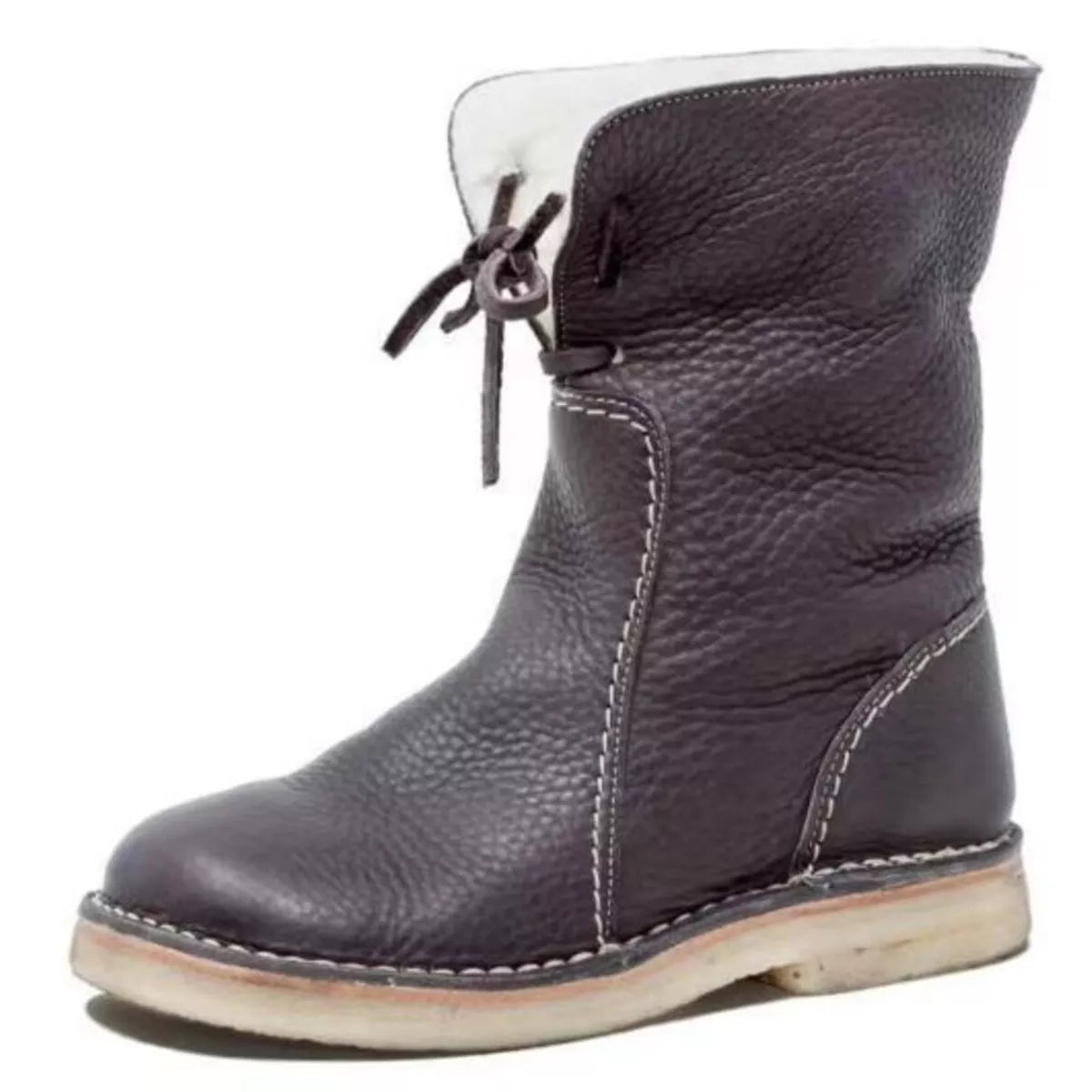 Round Toe Flats Boots