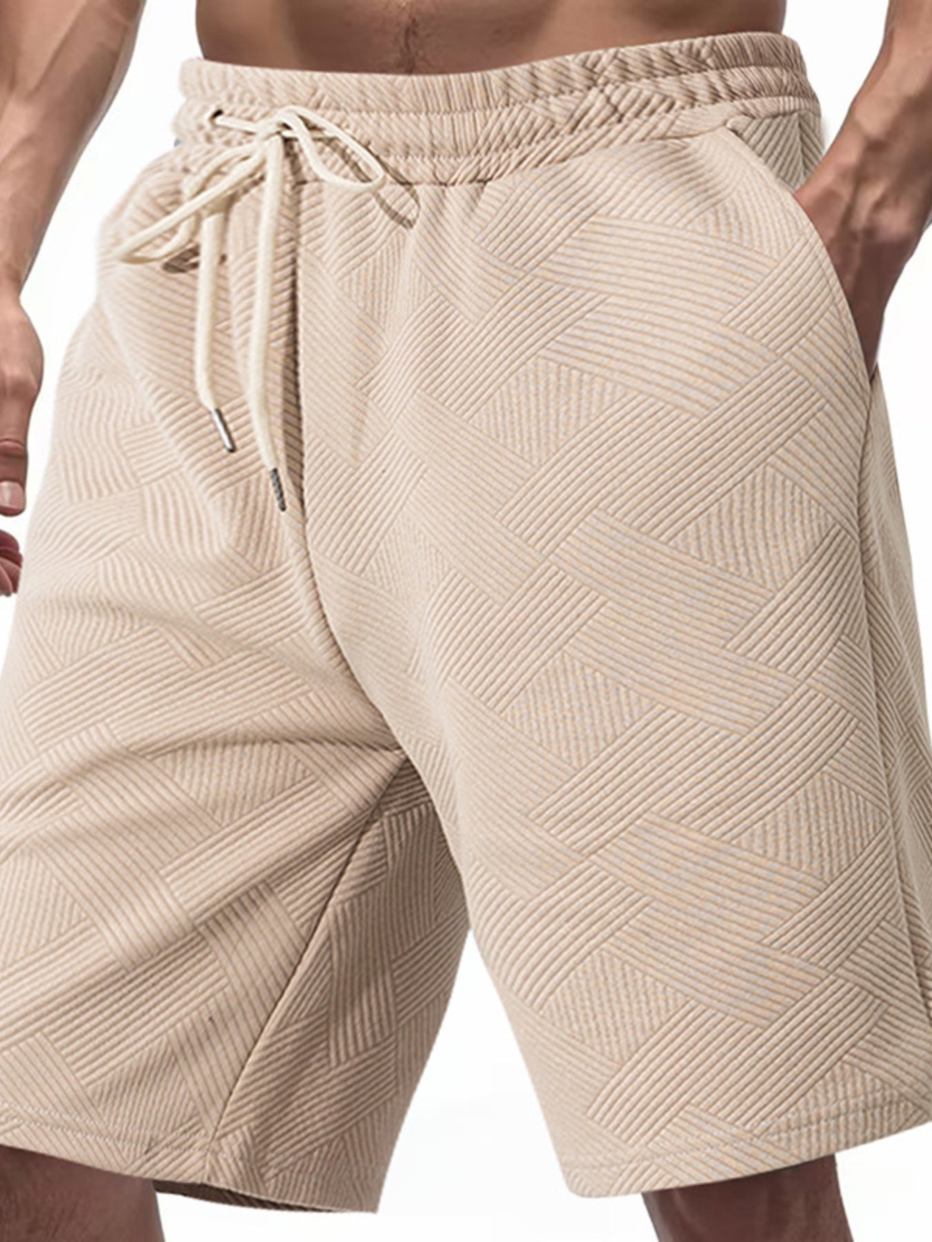 Men's Full Size Relaxed Fit Drawstring Shorts Plus Size