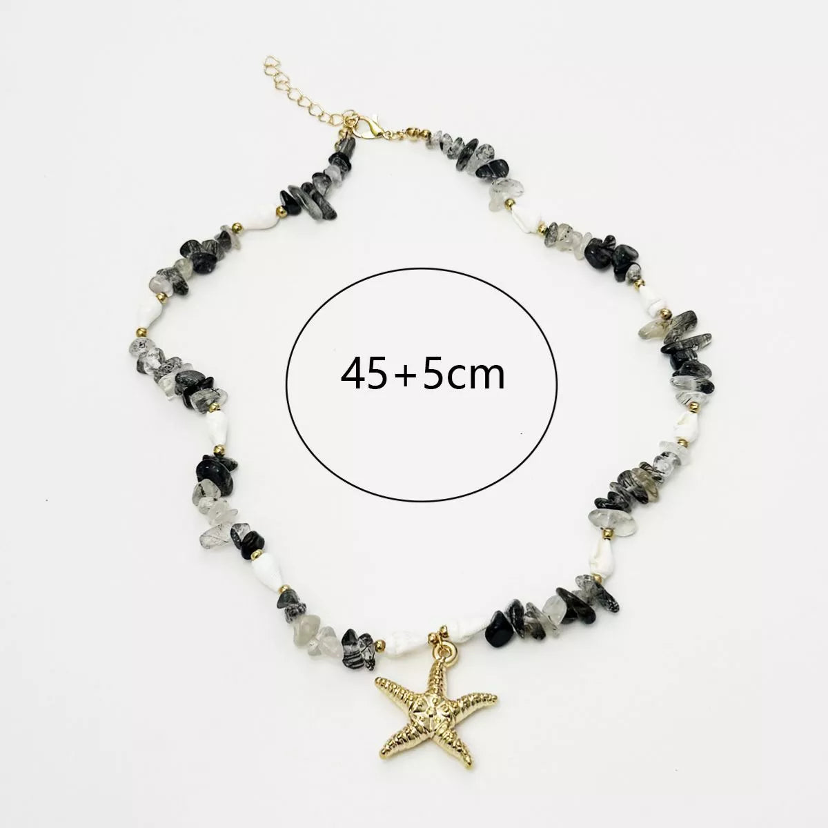 Bohemian Starfish Pendant Collarbone Necklace