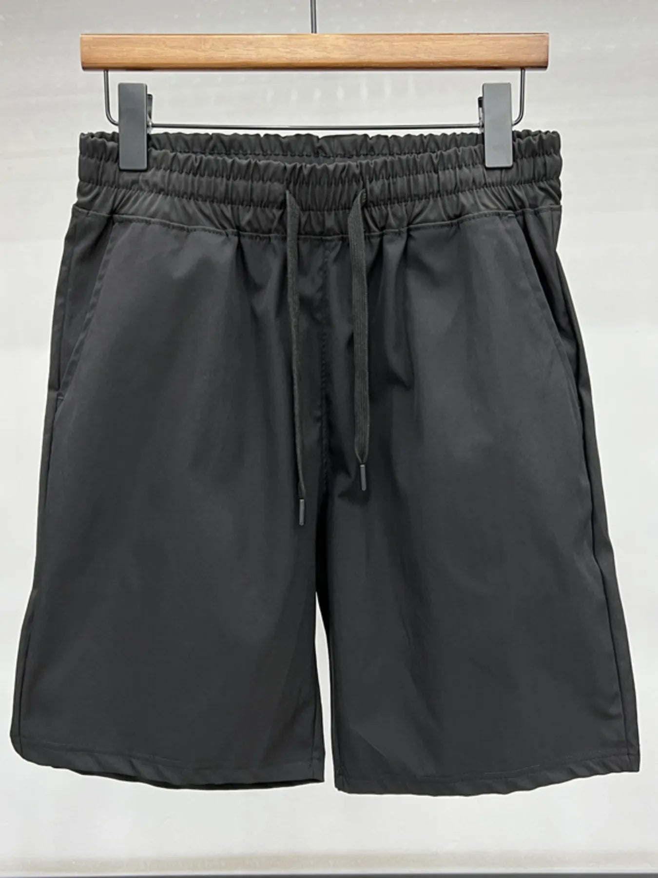 Men's Plus Size Drawstring Shorts with Pockets