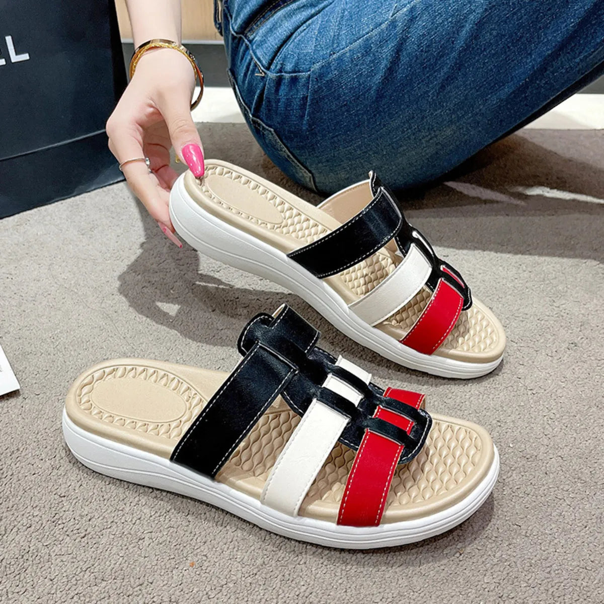 Open Toe Platform Sandals