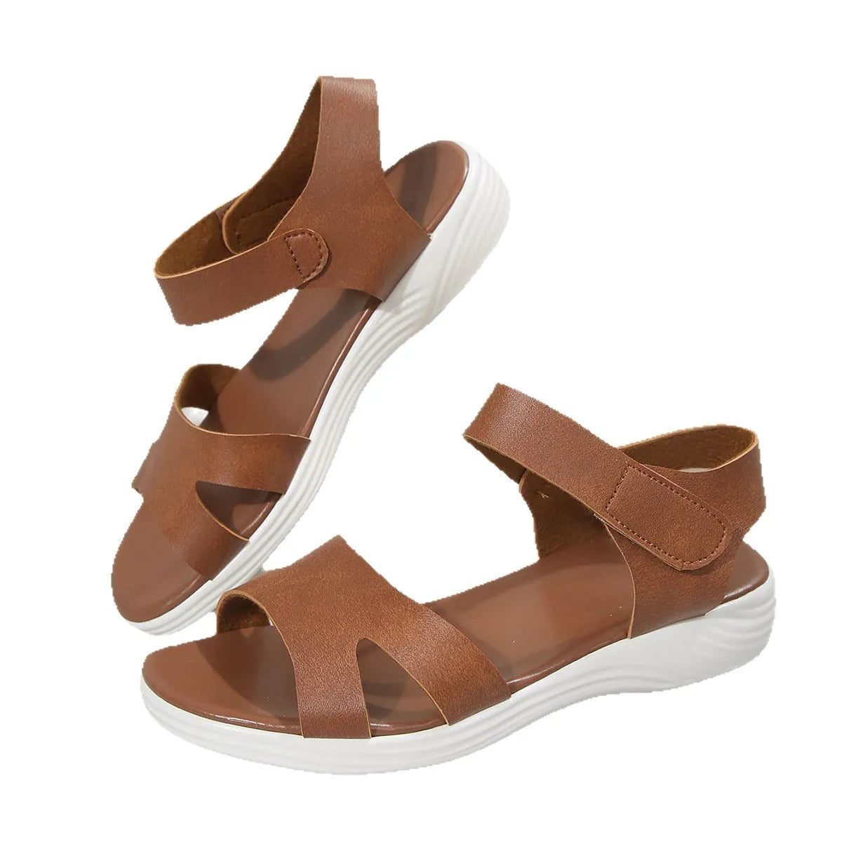 Open Toe Sandals with Ankle Strap