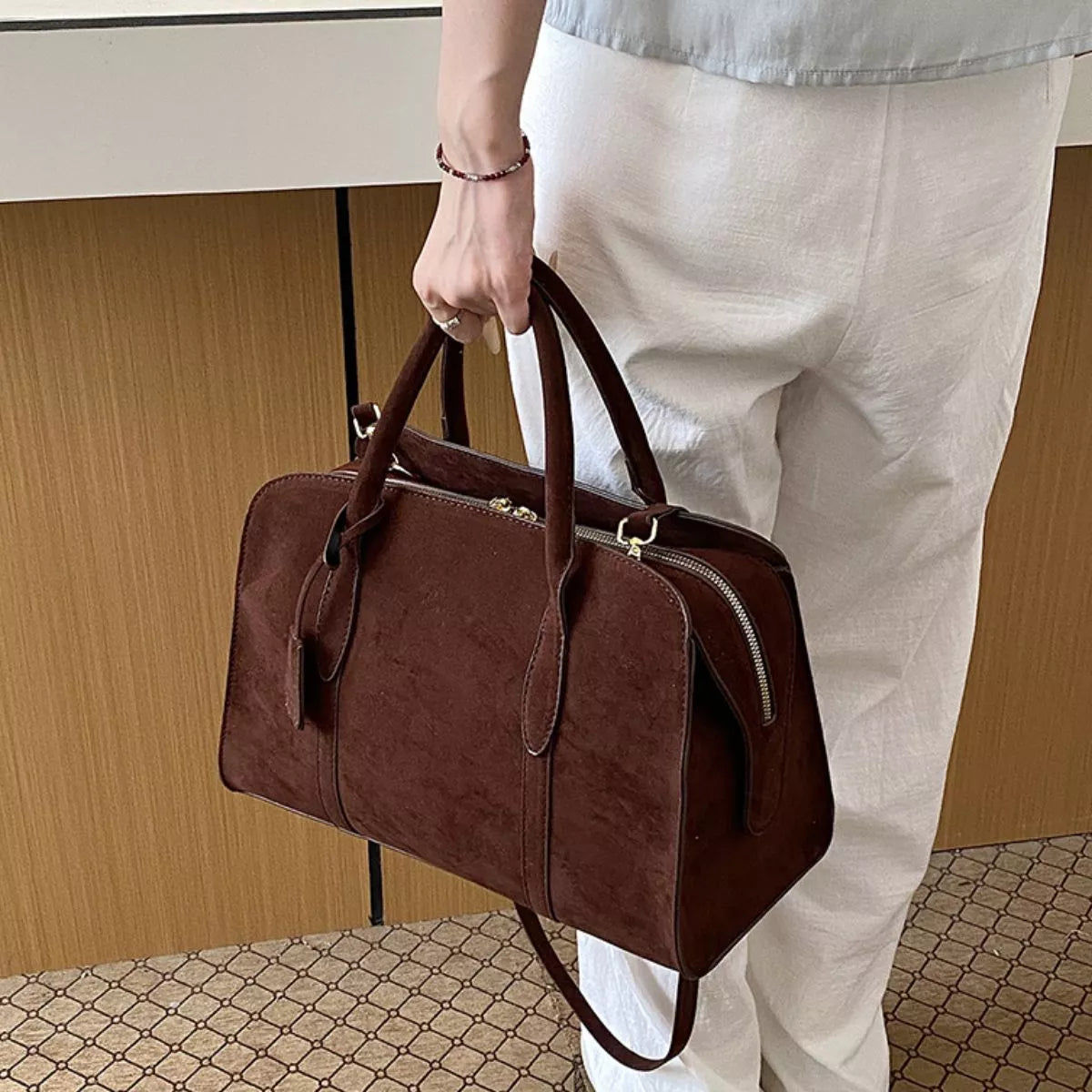 Top Handle Crossbody Bag