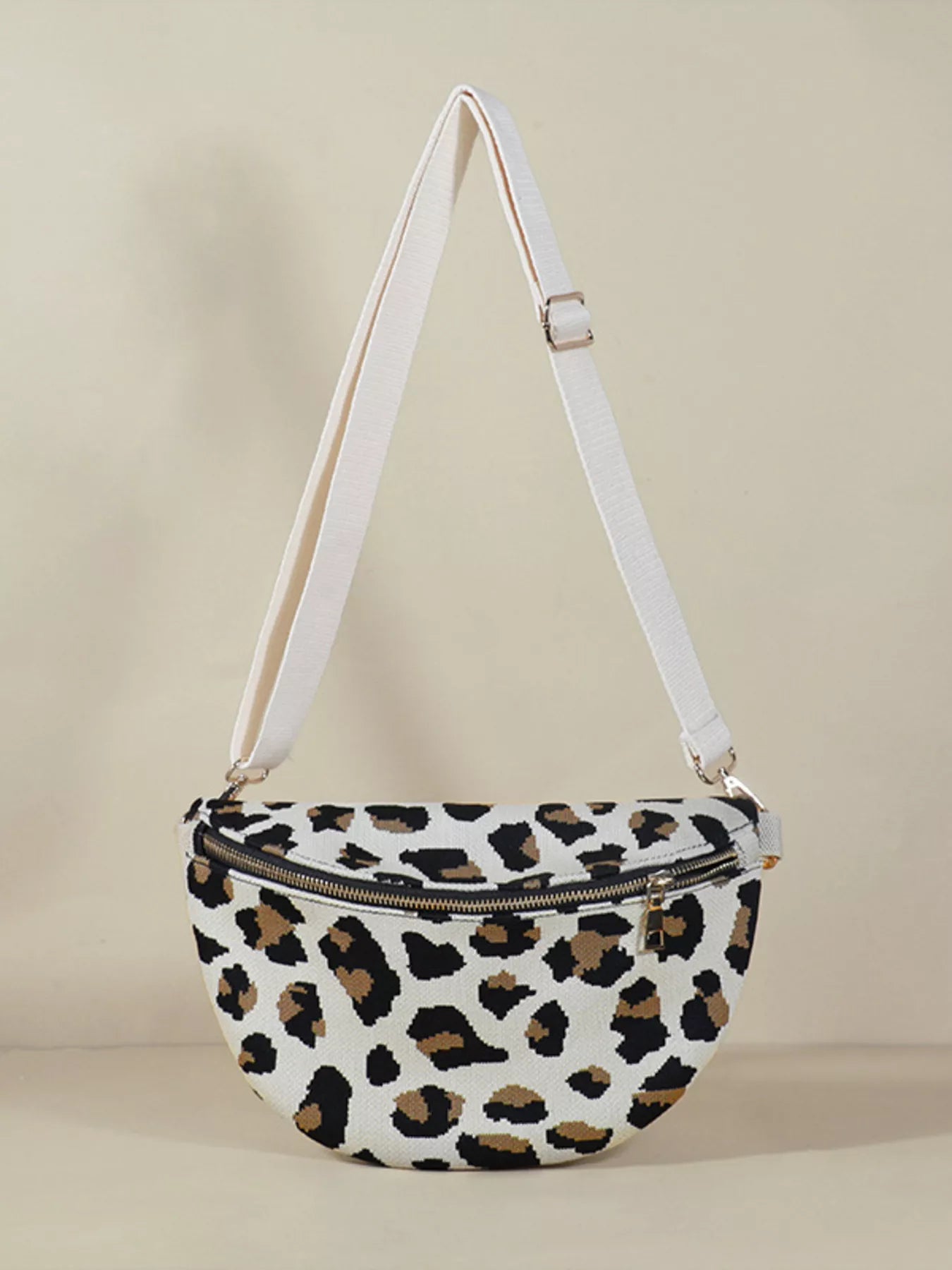 Leopard Print Crossbody Bag