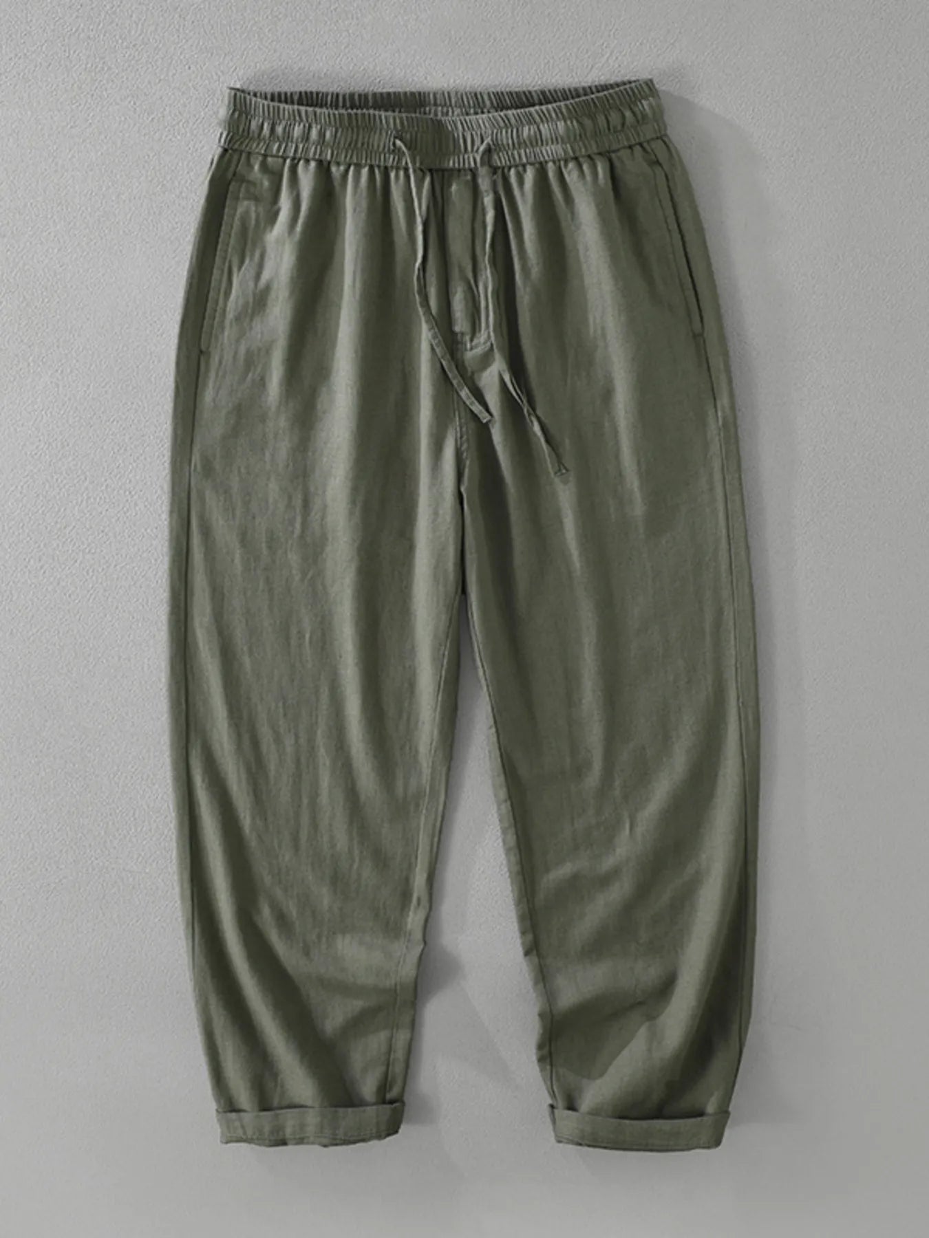 Men's Plus Size Drawstring Loose Fit Pants