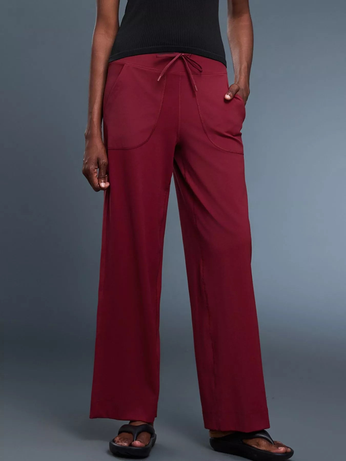Relaxed Fit Drawstring Pants