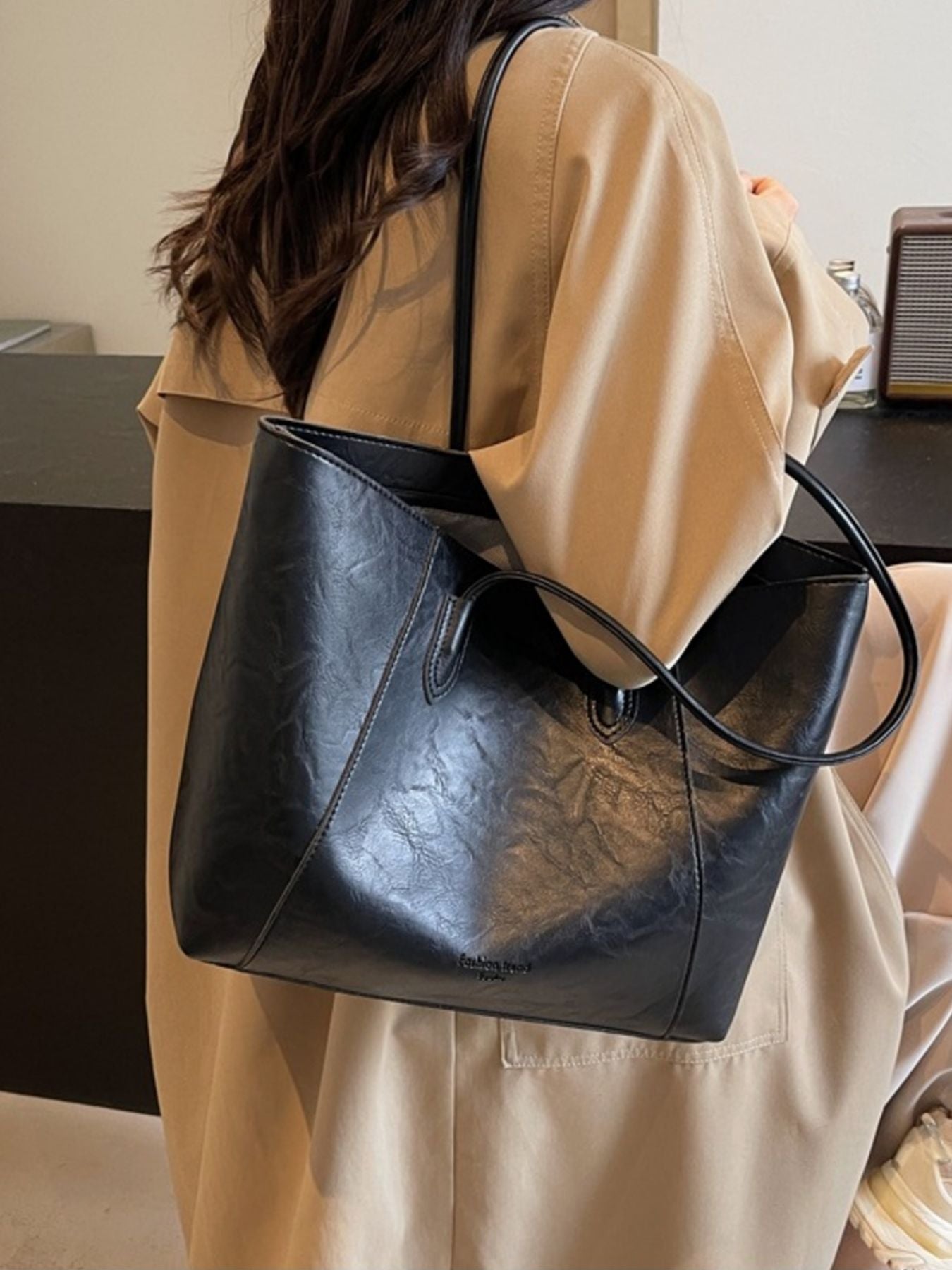 Classic Leather Tote Bag