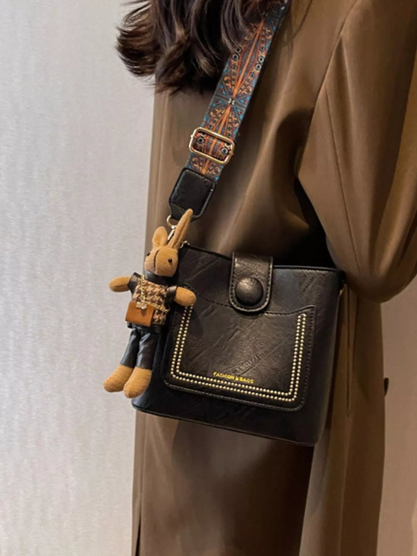 PU Leather Crossbody Bag