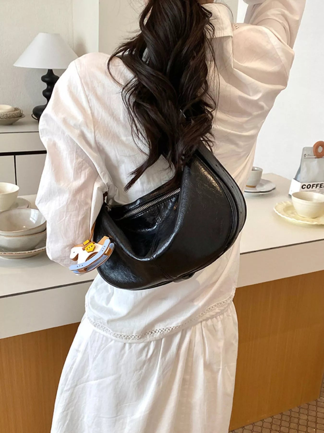 PU Leather Shoulder Bag