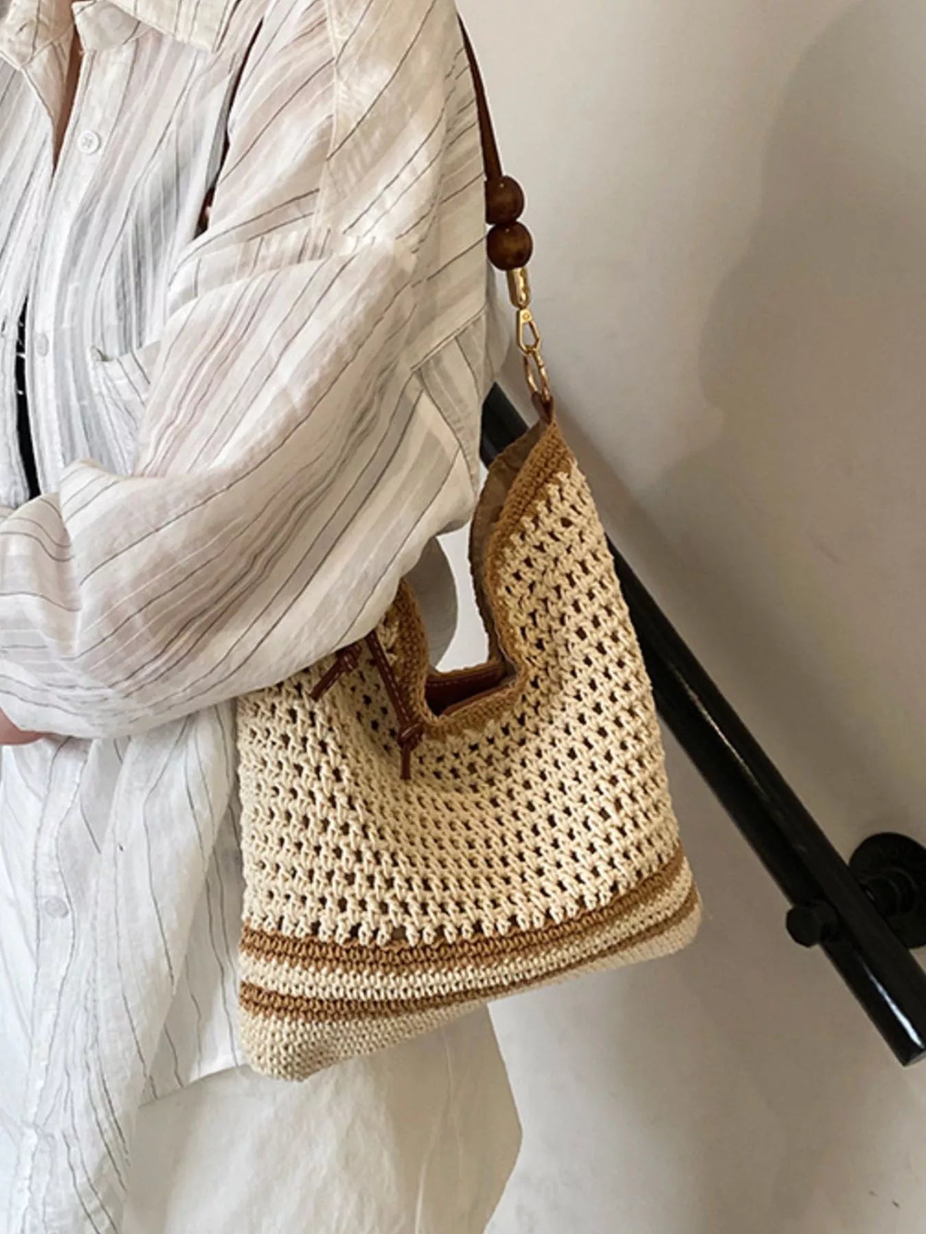 Crochet Knit Shoulder Bag