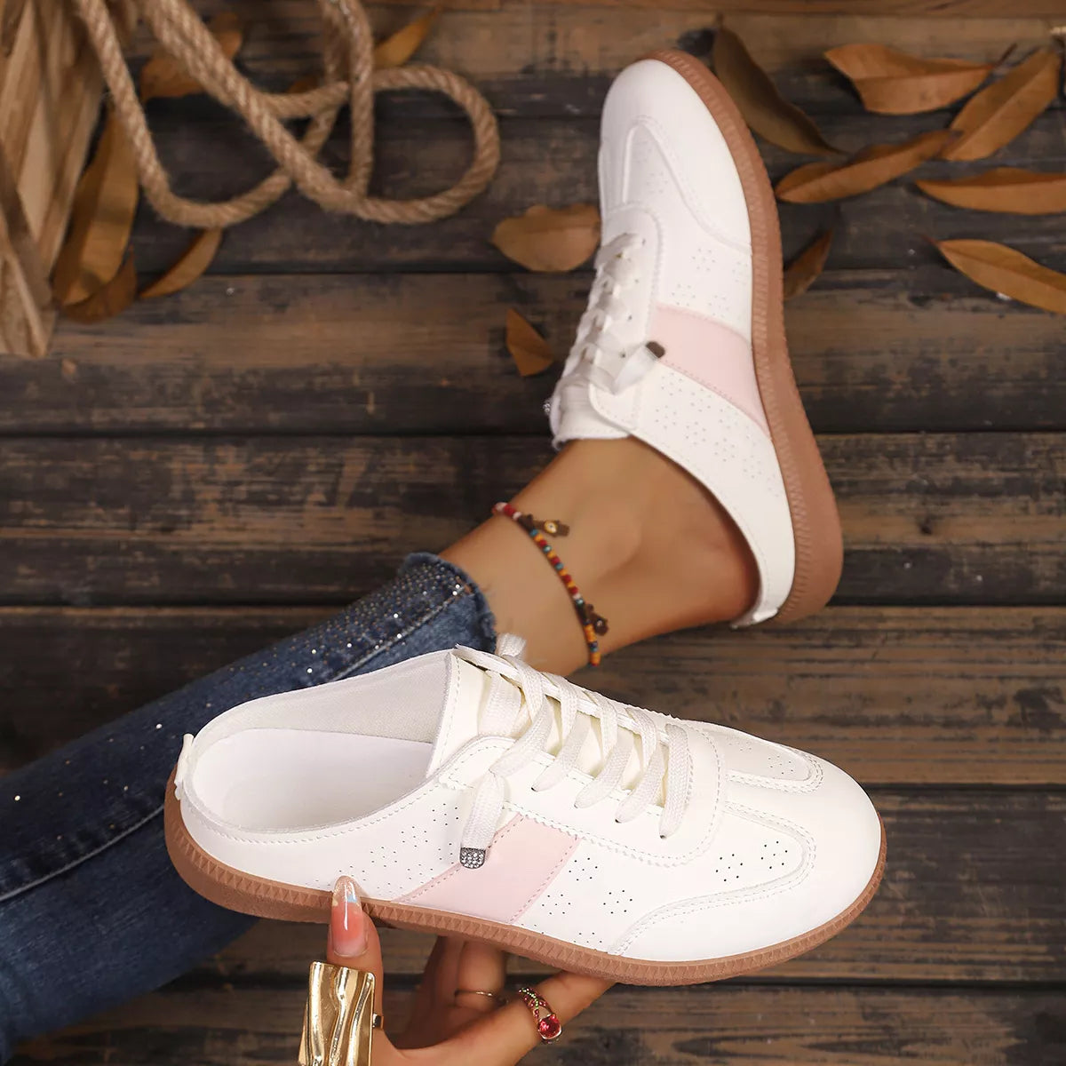 Round Toe Slip-Ons