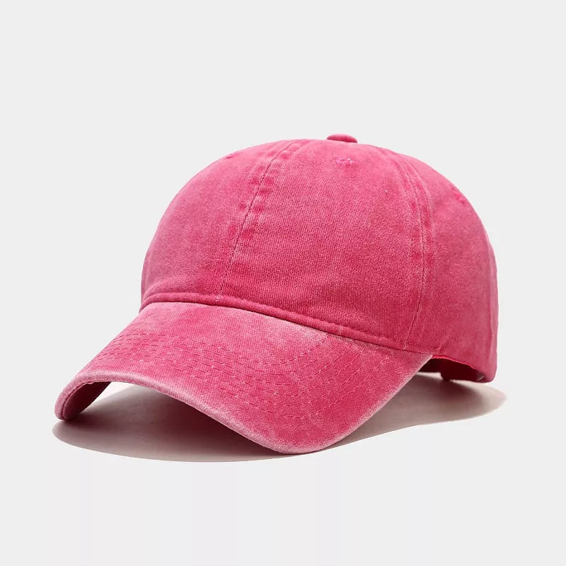 Vintage Washed Cotton Baseball Cap