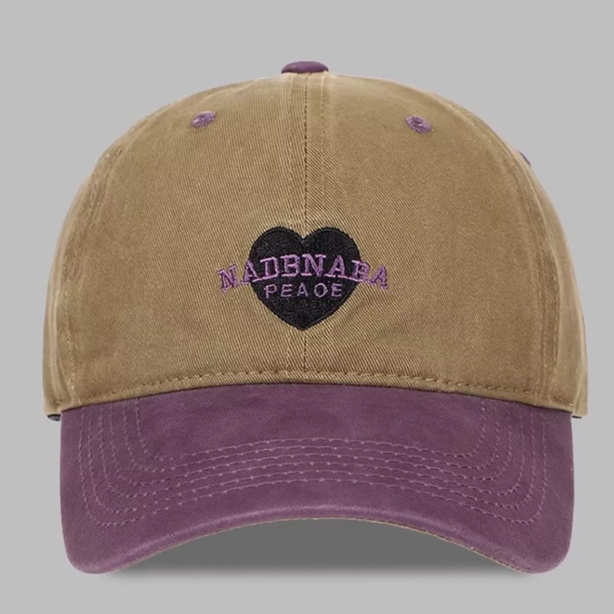 Vintage Washed Heart Baseball Cap