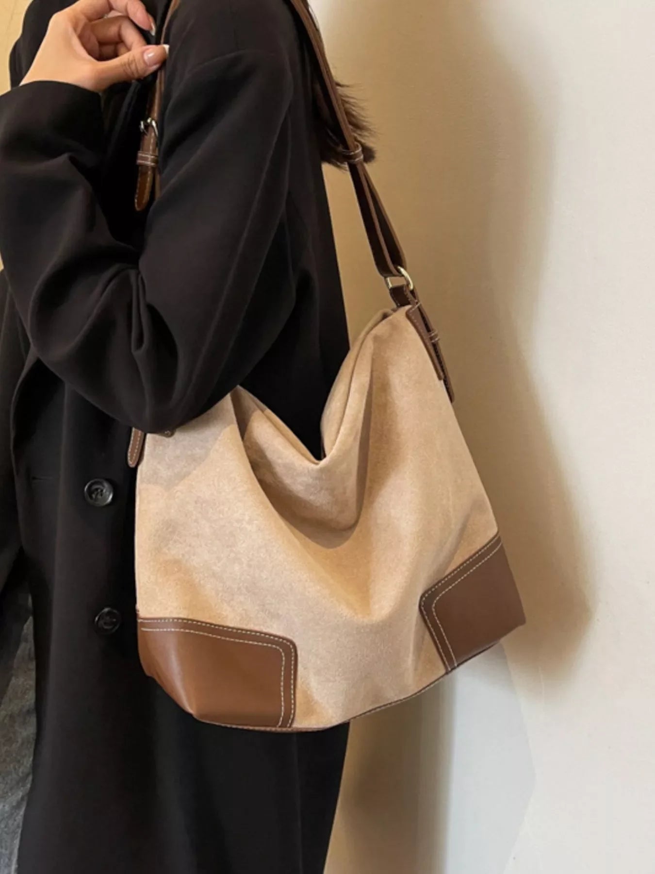 Color Block Shoulder Bag