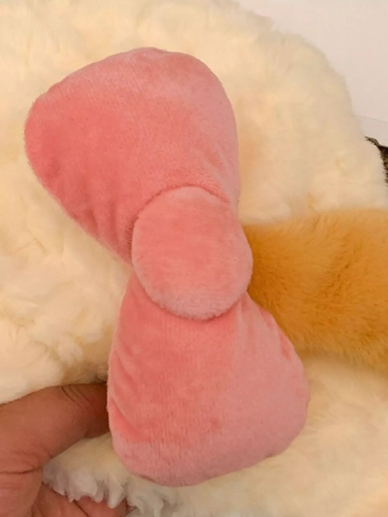 Cute Plush Animal Ear Hat with Bow